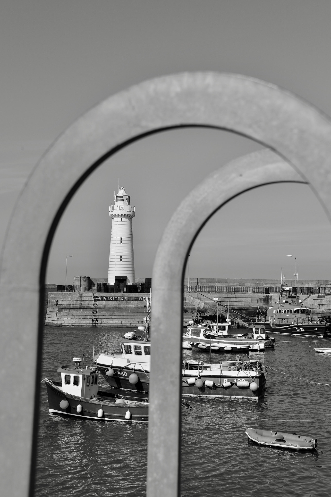 Nikon D4 + Nikon AF-S Nikkor 28-300mm F3.5-5.6G ED VR sample photo. On the harbour is donaghadee's impressive lighthou ... photography