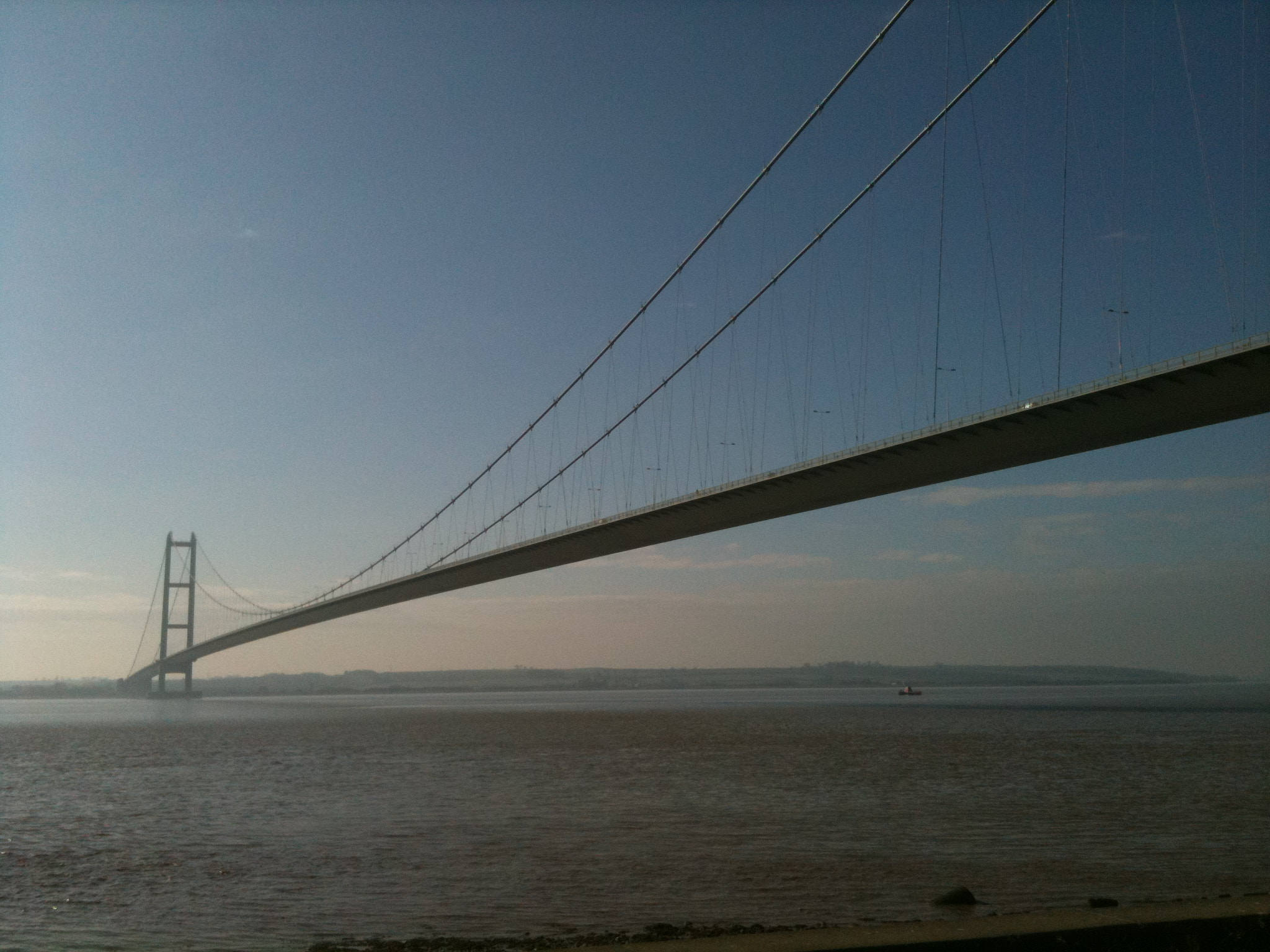 Apple iPhone 3GS sample photo. Humber bridge photography