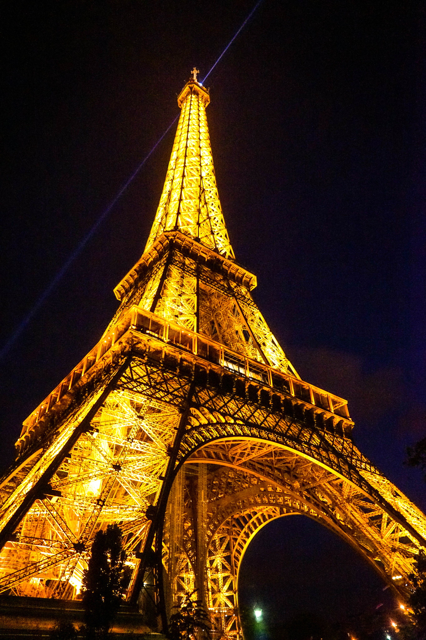 Sony a7 sample photo. Eiffel tower at night photography