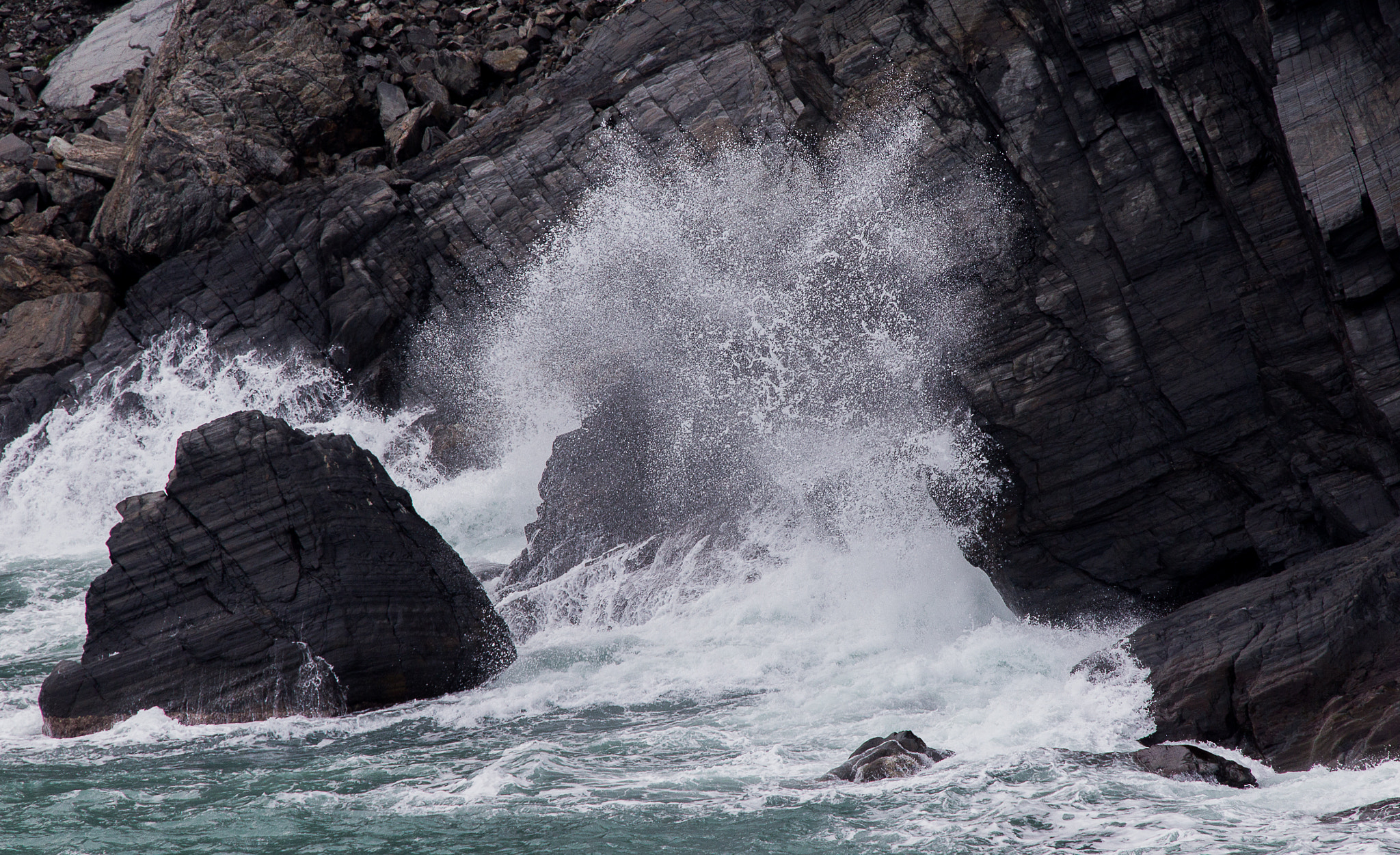 Canon EF 28-300mm F3.5-5.6L IS USM sample photo. Banyuls beach - splash photography