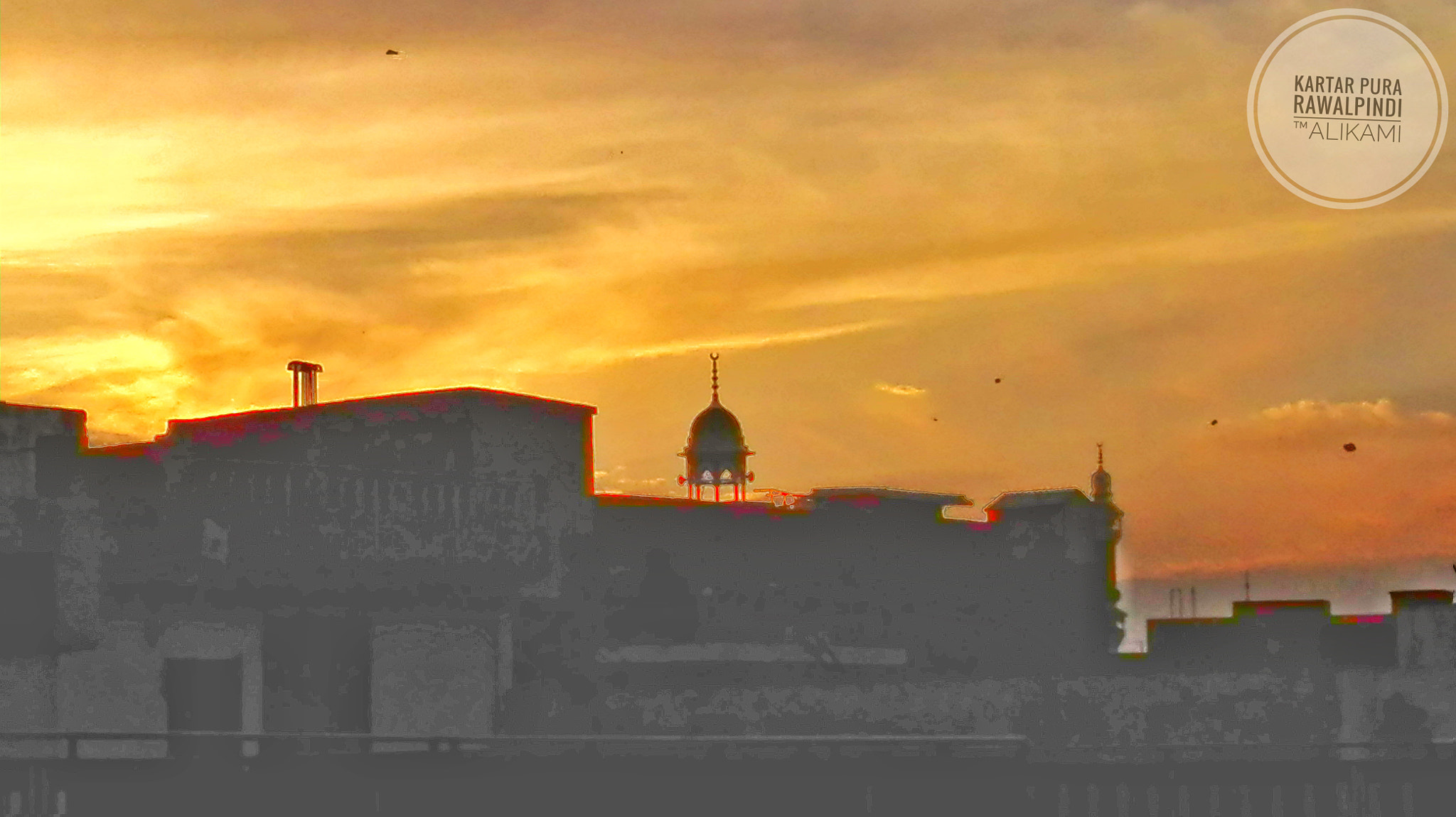 HUAWEI CHM-U01 sample photo. Sunset at rawalpindi old city  photography
