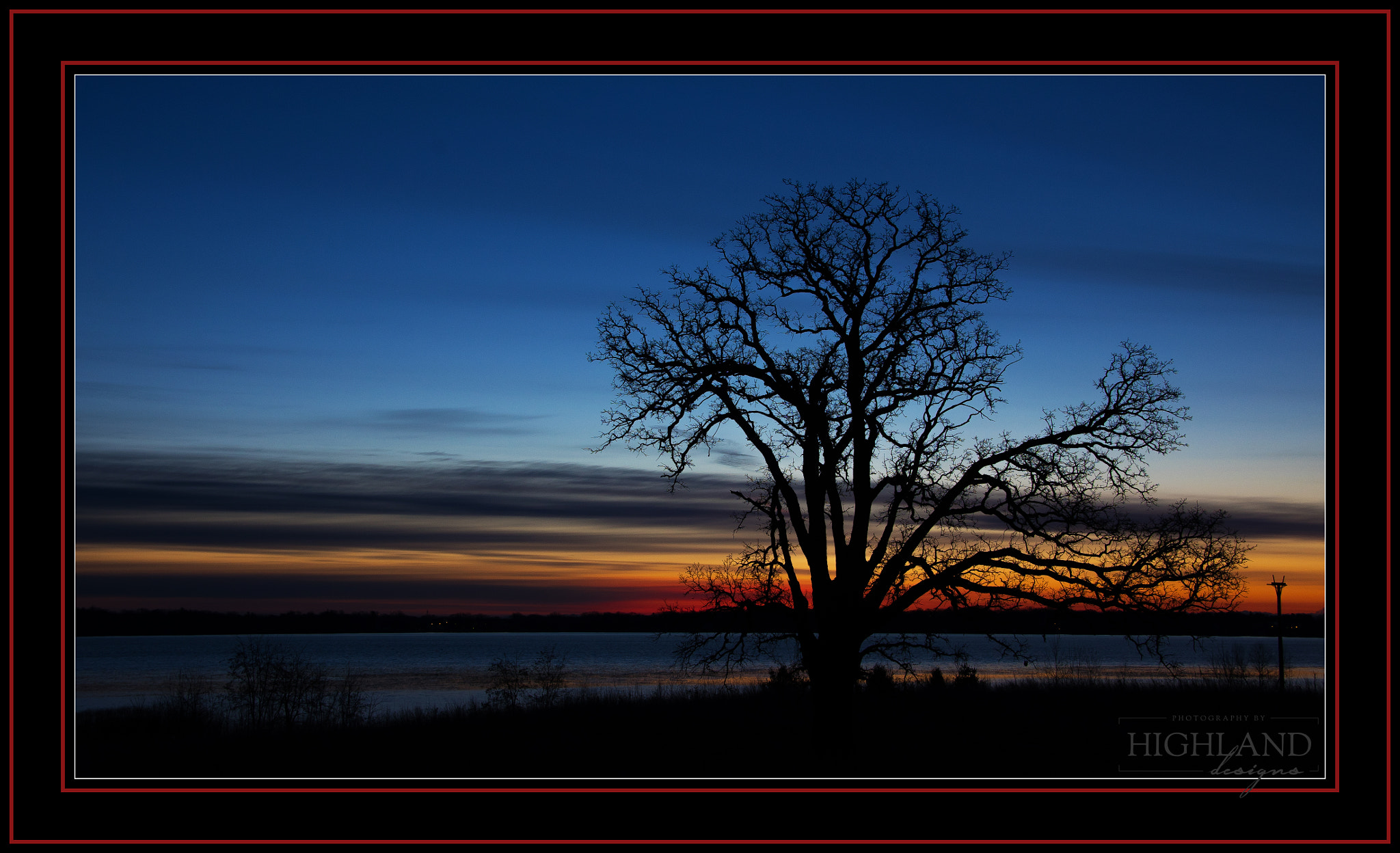 Canon EF-S 17-85mm F4-5.6 IS USM sample photo. Blue hour over rock lake photography