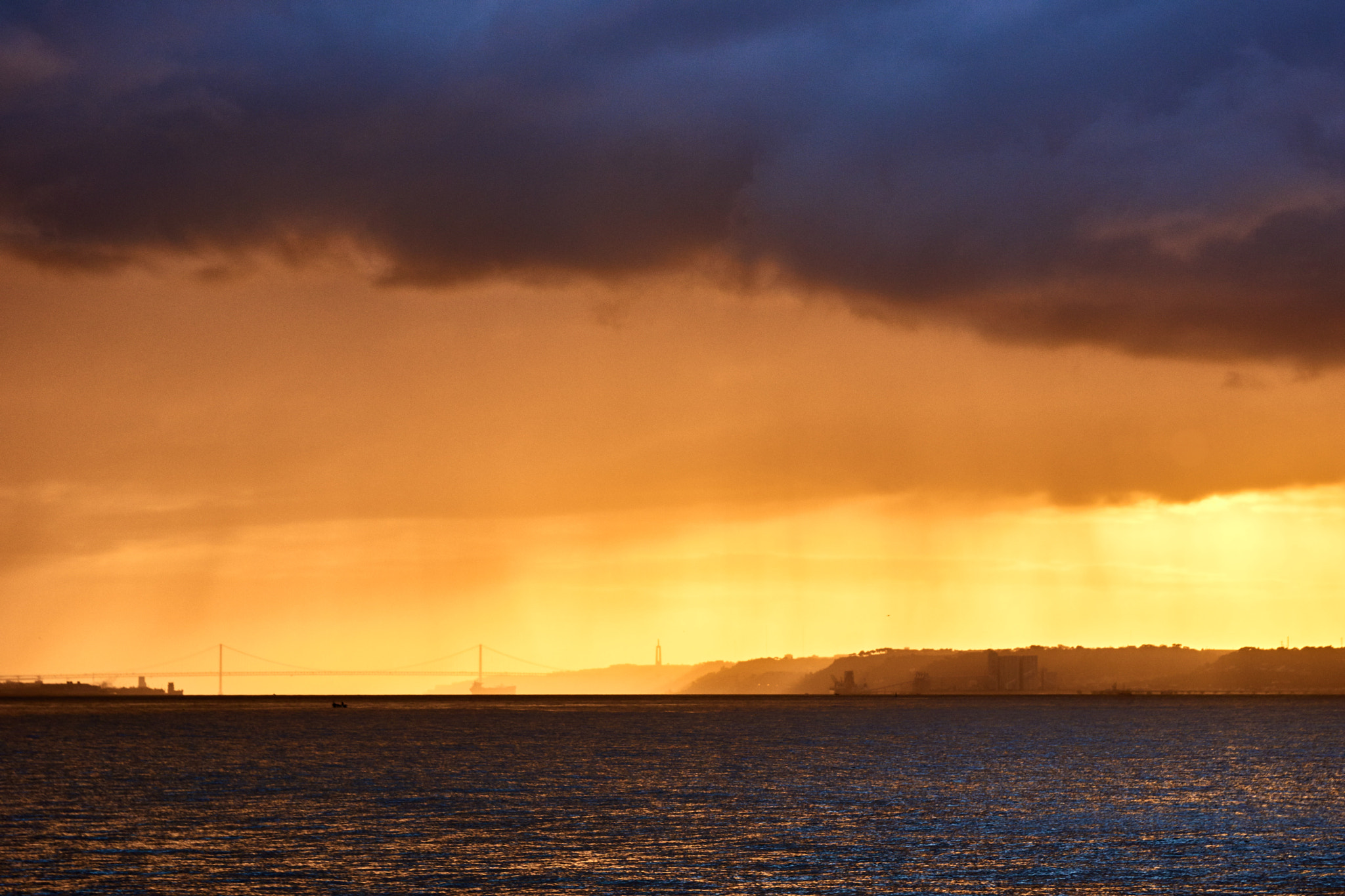 Sony SLT-A65 (SLT-A65V) sample photo. A storm over the sun photography