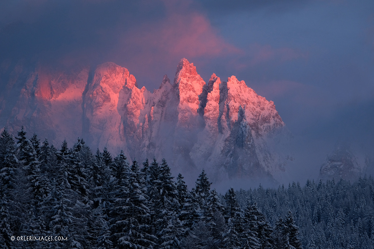 Fujifilm XF 100-400mm F4.5-5.6 R LM OIS WR sample photo. Sunset after snow fall photography