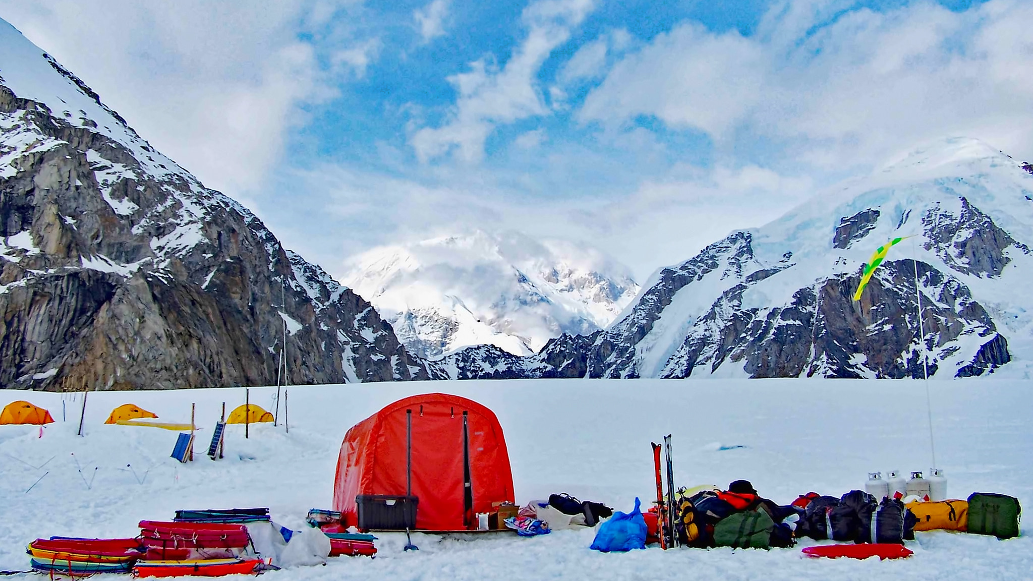 Kodak DX7590 ZOOM DIGITAL CAMERA sample photo. Denali base camp photography