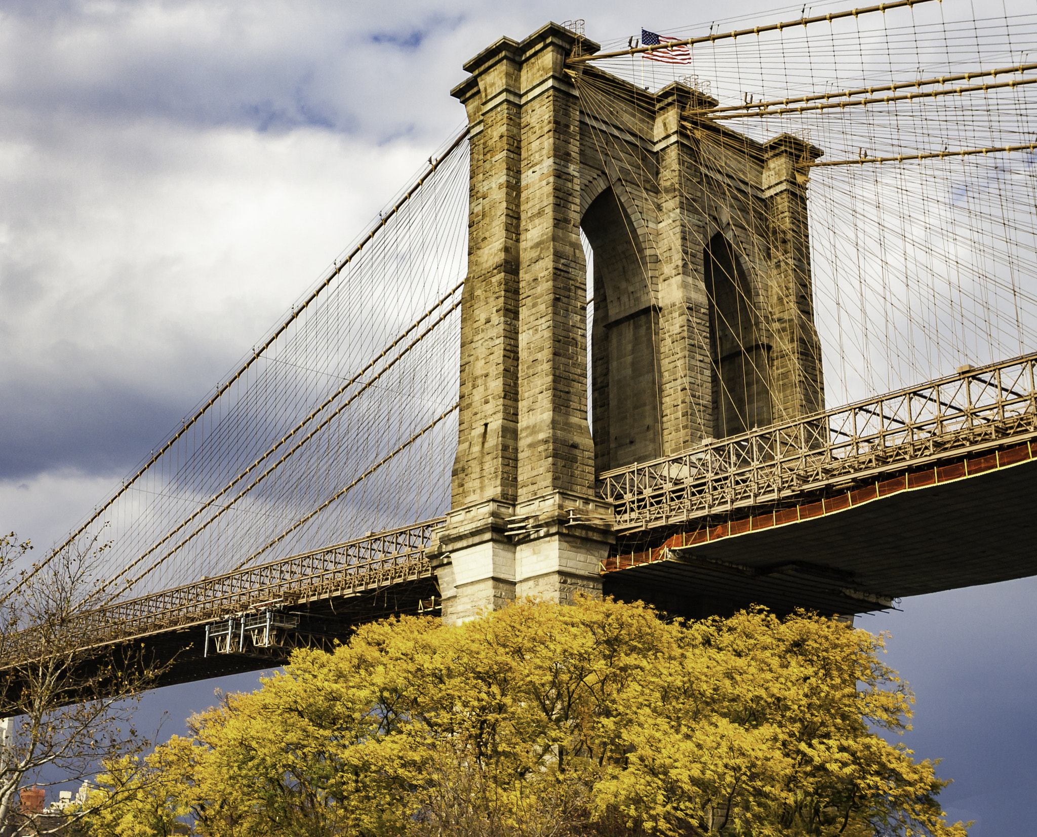 Canon EOS 40D sample photo. Brooklyn bridge photography