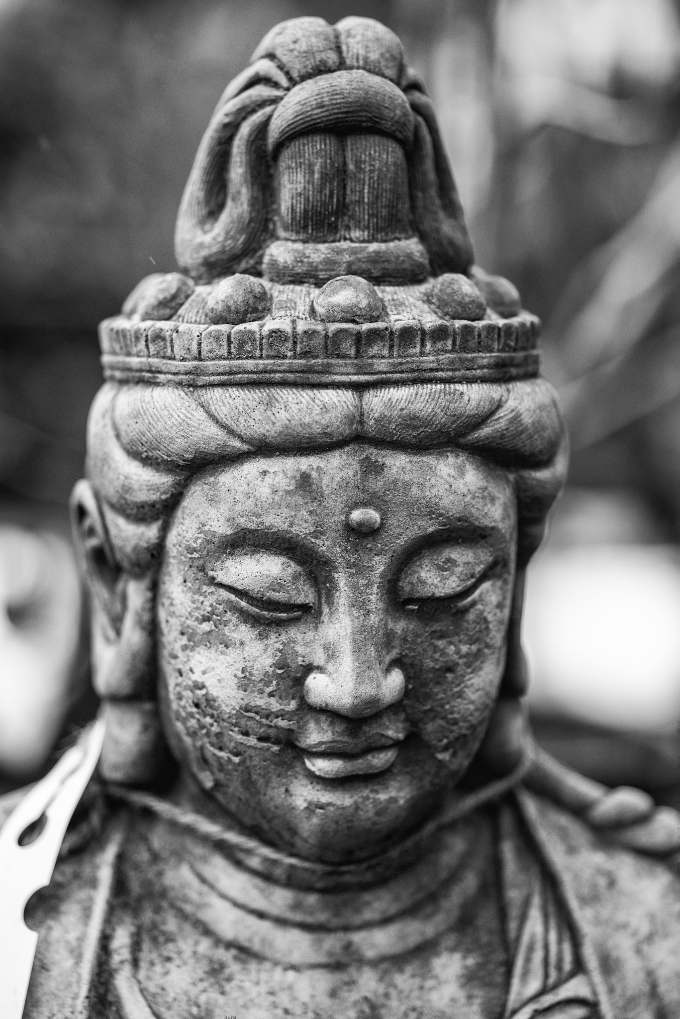 Nikon D800 + Sigma 105mm F2.8 EX DG Macro sample photo. Beautiful buddha statue portrait with shallow depth of field for photography