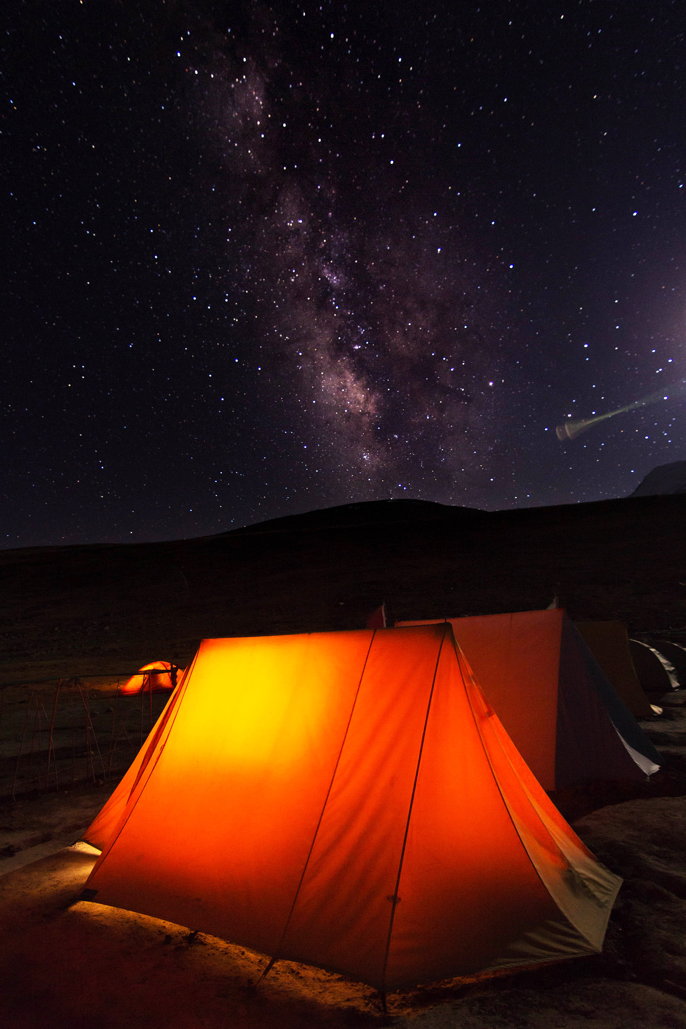 Canon EOS 60D sample photo. The near vertical milky way photography