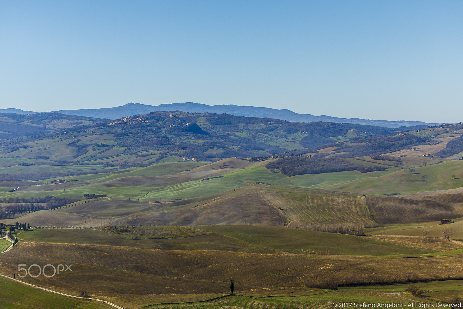 Canon EF 28-105mm f/3.5-4.5 USM sample photo. Landscape pienza (si) - italy photography