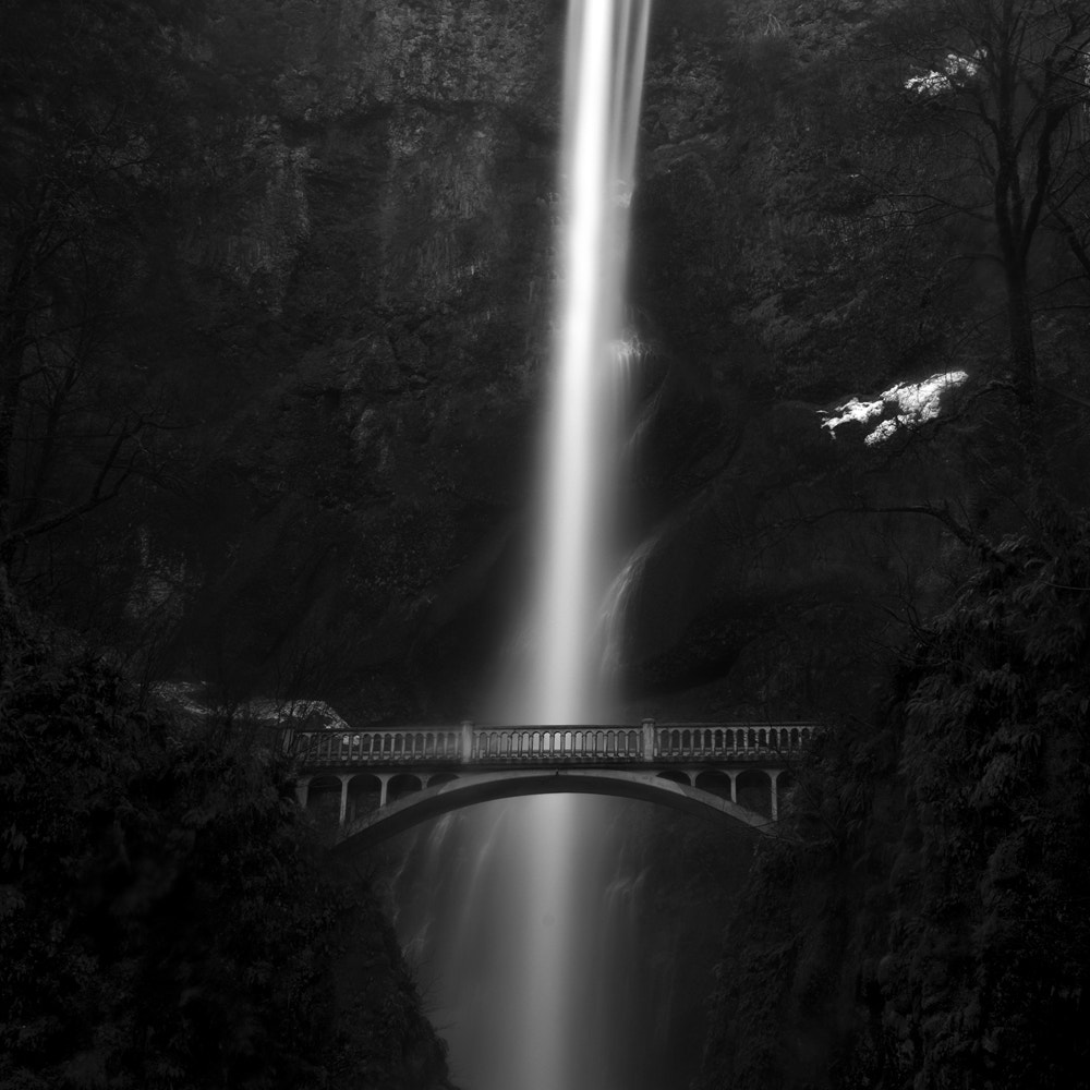 Sony a99 II sample photo. Multnomah falls photography