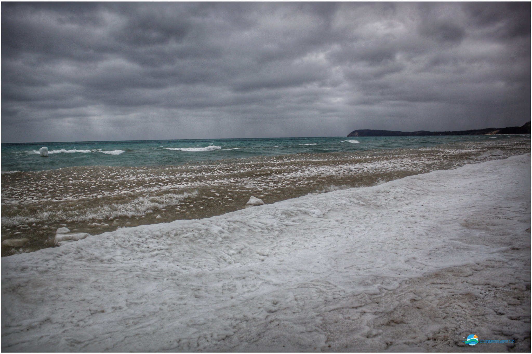 Canon EF-S 18-55mm F3.5-5.6 IS sample photo. Cold beach photography