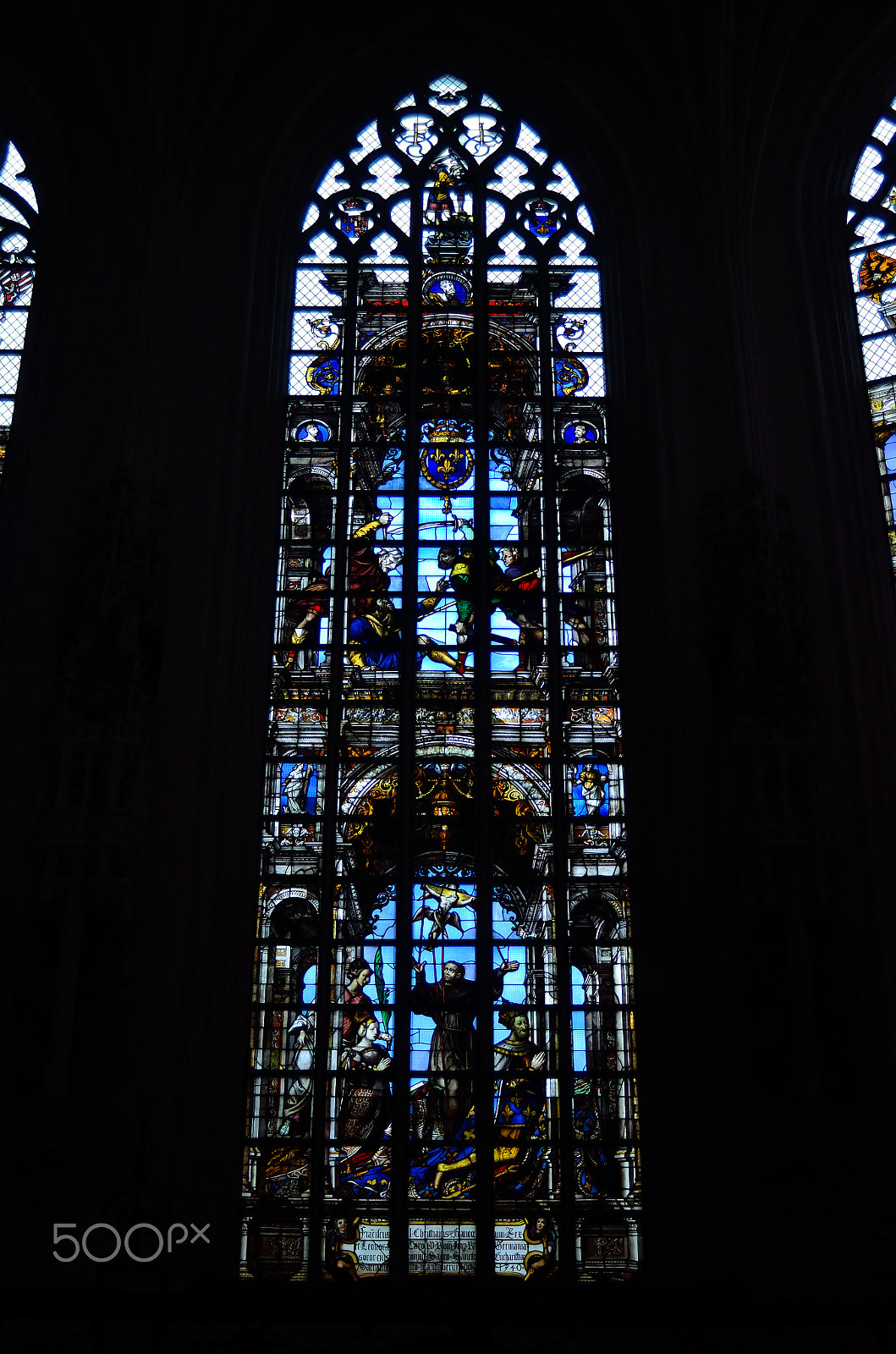 AF Zoom-Nikkor 28-80mm f/3.5-5.6D sample photo. St. michael and st. gudula church photography