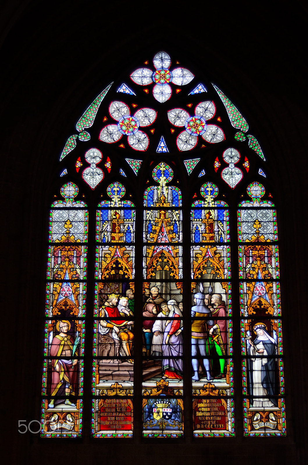 AF Zoom-Nikkor 28-80mm f/3.5-5.6D sample photo. St. michael and st. gudula church photography