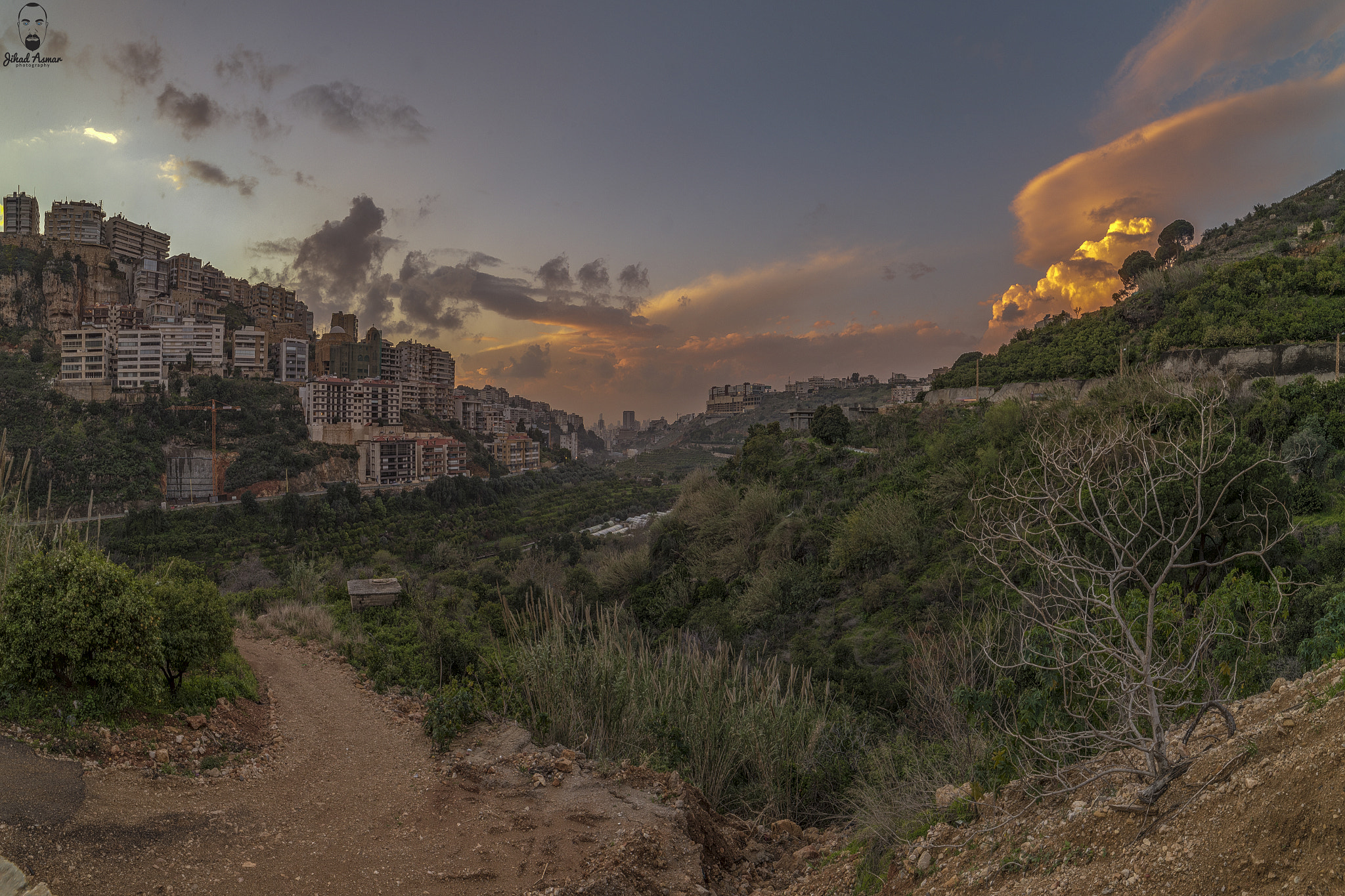 Samyang 14mm F2.8 ED AS IF UMC sample photo. Human invasion vs vigirn nature - lebanon photography