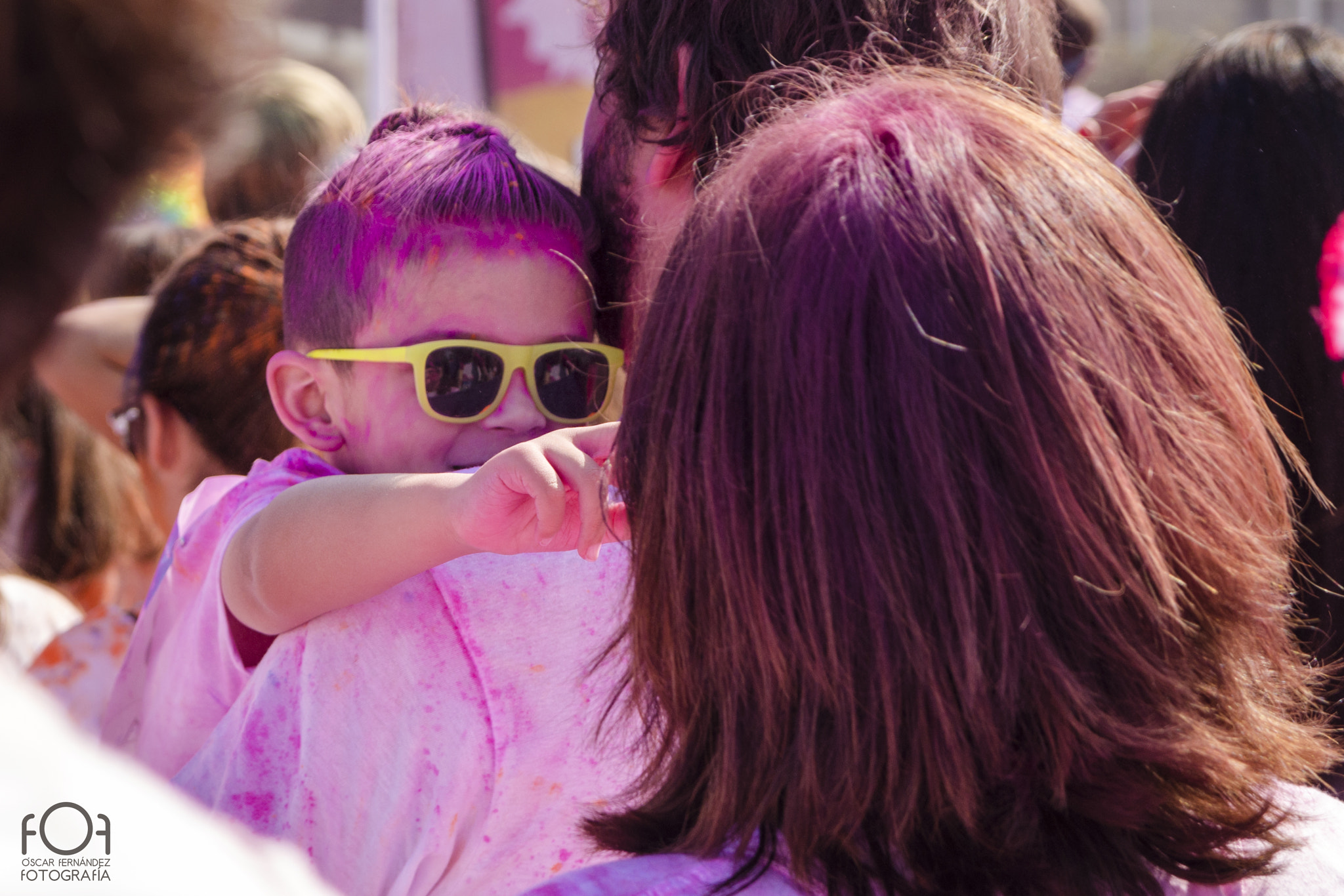 Nikon D5100 + Sigma 17-70mm F2.8-4 DC Macro OS HSM sample photo. Holi run child.jpg photography