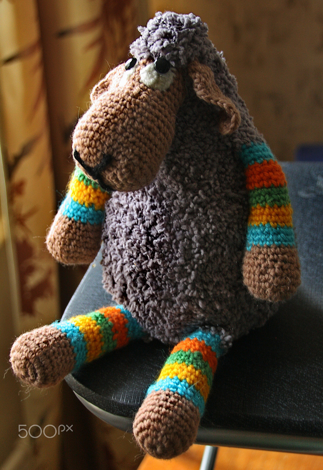 Canon EOS 1000D (EOS Digital Rebel XS / EOS Kiss F) sample photo. Sheep crochet photography