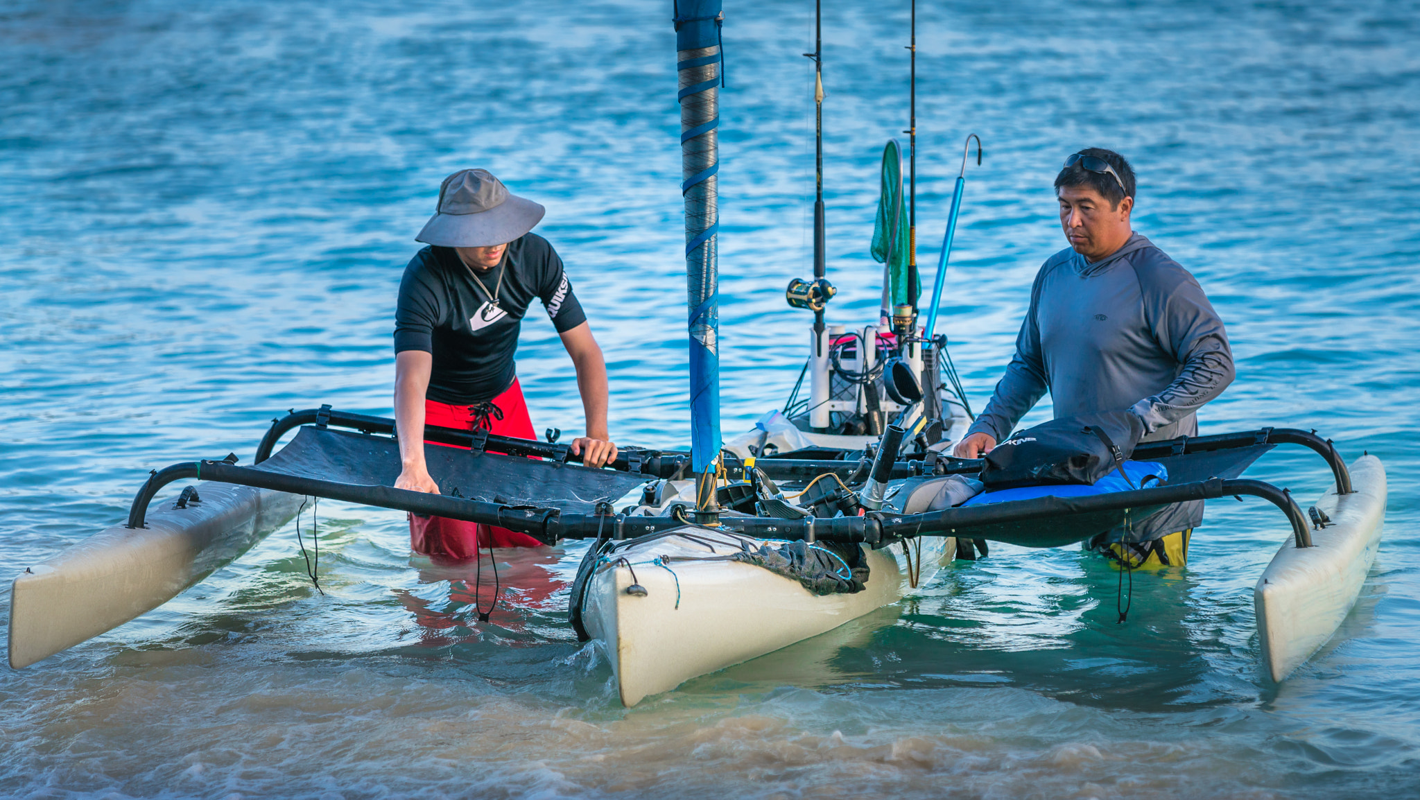 Canon EF 70-200mm F2.8L IS II USM sample photo. Fishing hawaiian style photography