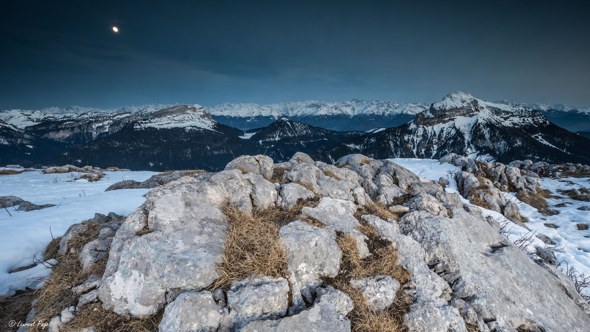 Nikon D7200 sample photo. Nightfall on mountains photography