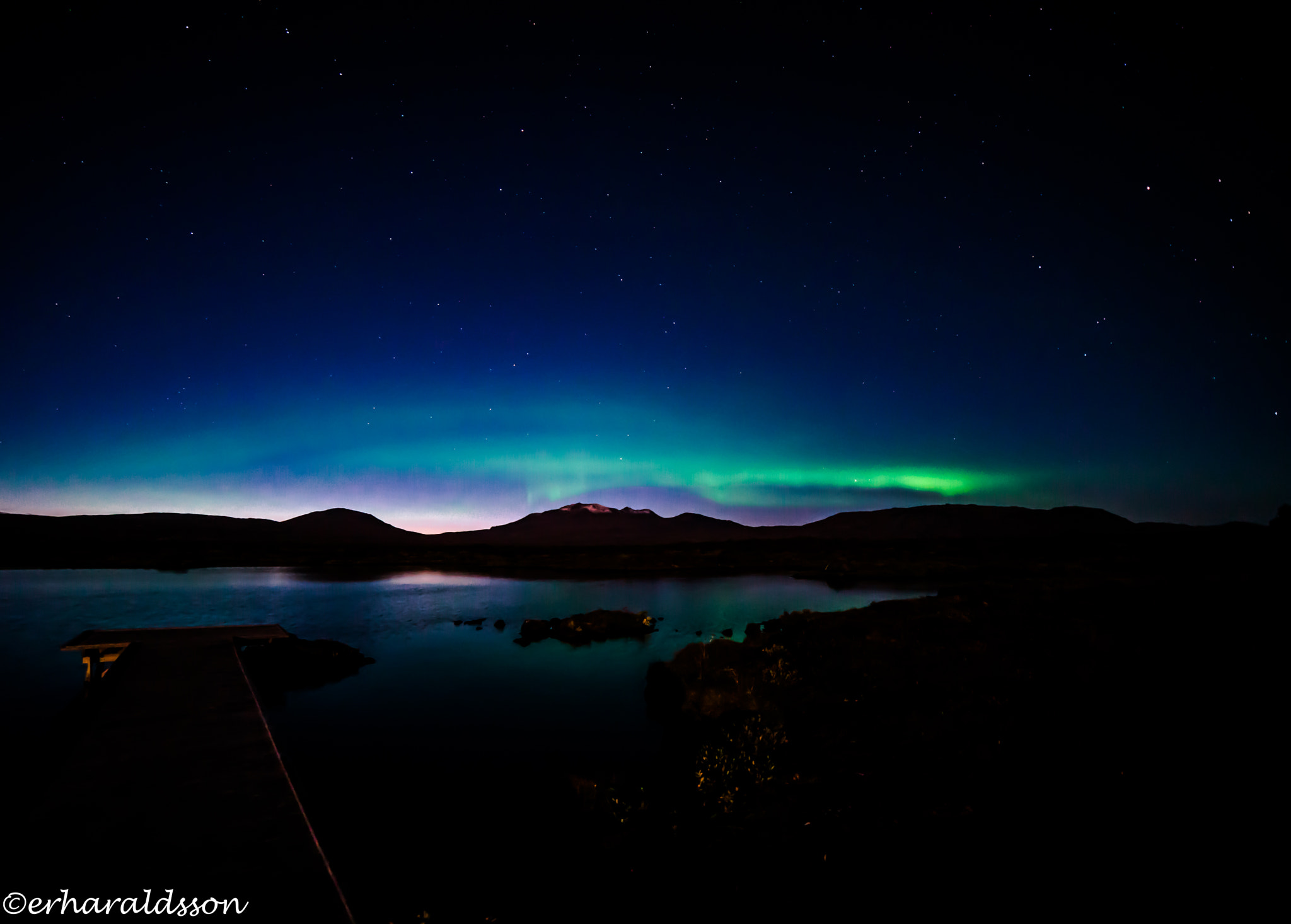 Samyang 14mm F2.8 ED AS IF UMC sample photo. Northen light photography