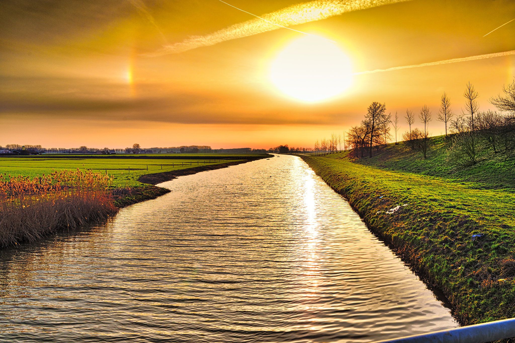 Nikon D4S sample photo. Sunrise in the middle of the netherlands ! photography