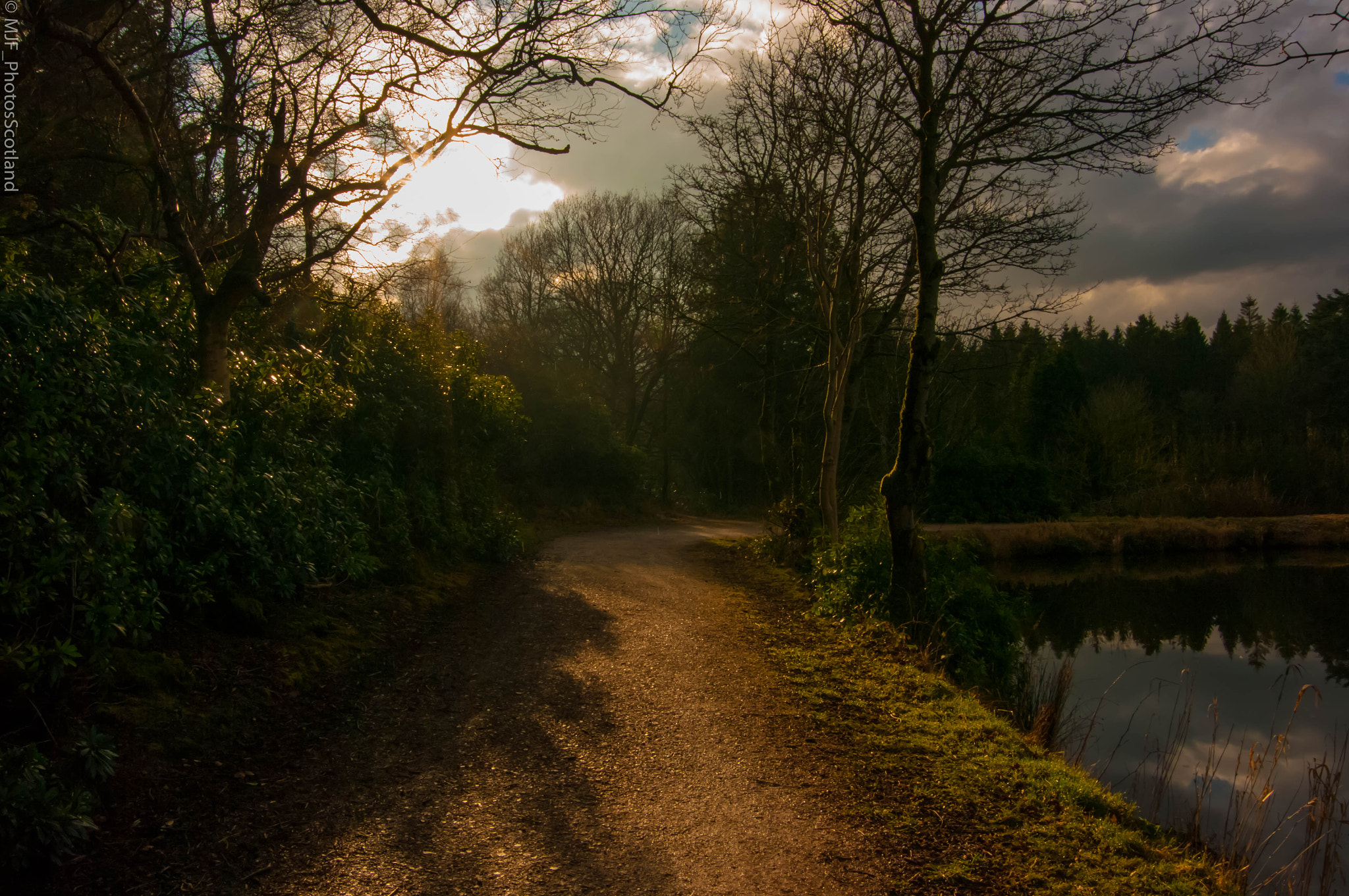 Samsung GX-20 sample photo. Pitfour lake. photography