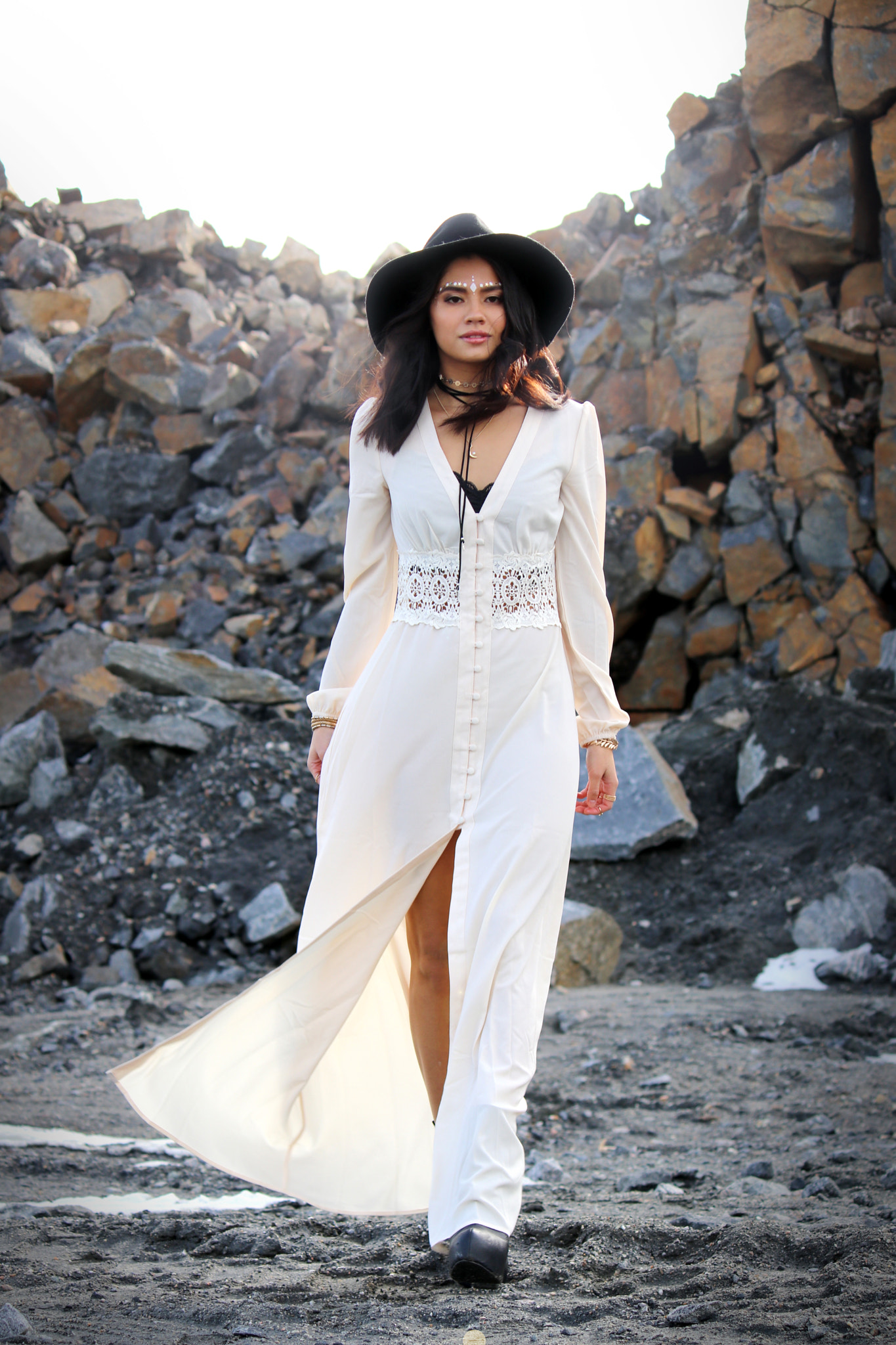 Canon EF-S 55-250mm F4-5.6 IS sample photo. Boho shoot photography