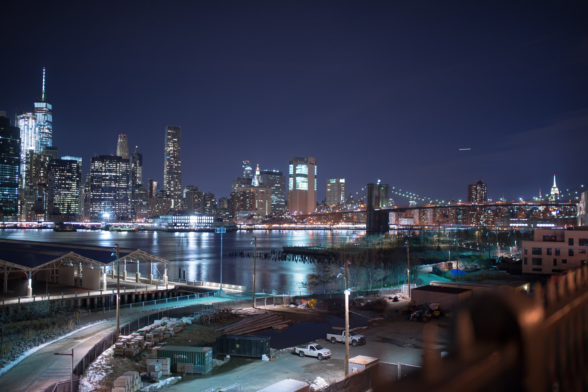 Nikon D600 + Sigma 35mm F1.4 DG HSM Art sample photo. Manhettan lights photography