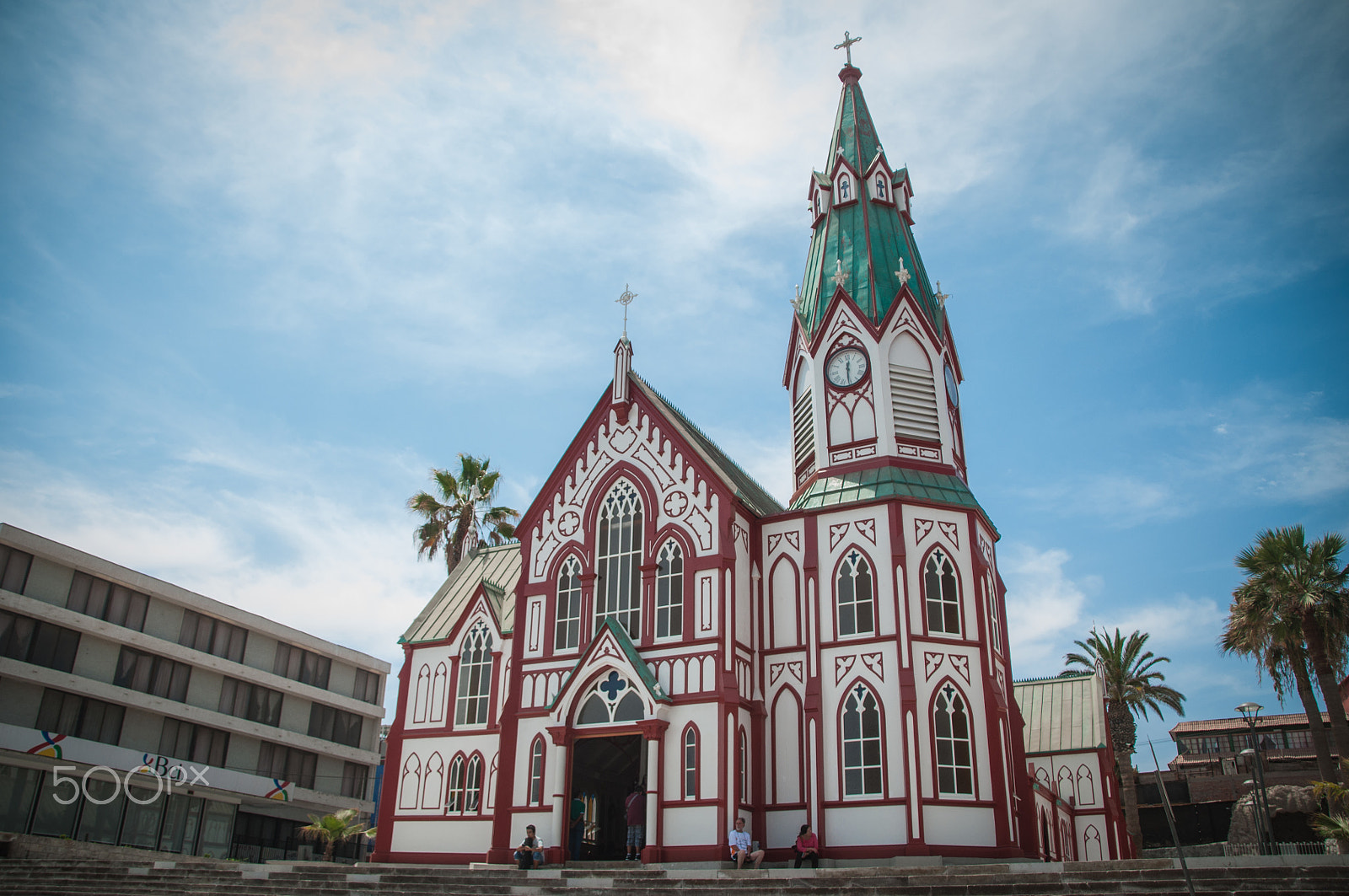 Nikon D5000 sample photo. Catedral san marcos de arica photography