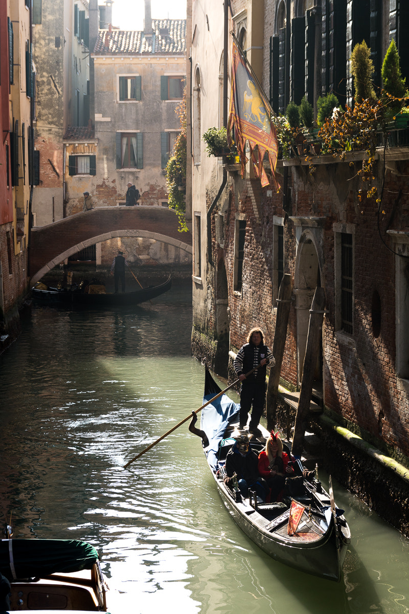 Nikon D5200 sample photo. Venice gondola photography