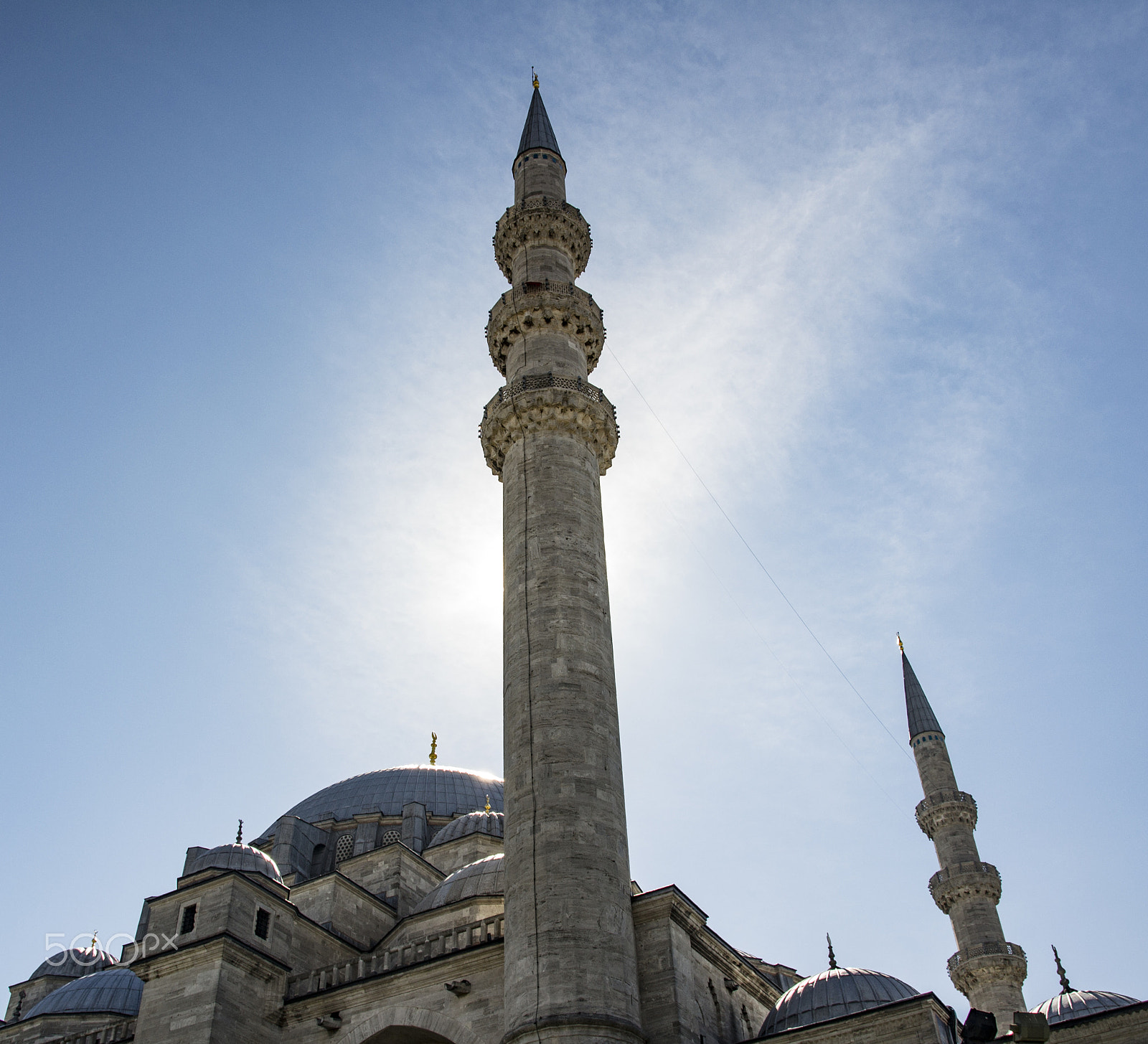 Sigma 18-250mm F3.5-6.3 DC Macro OS HSM sample photo. Sultan ahmet mosque minaret photography