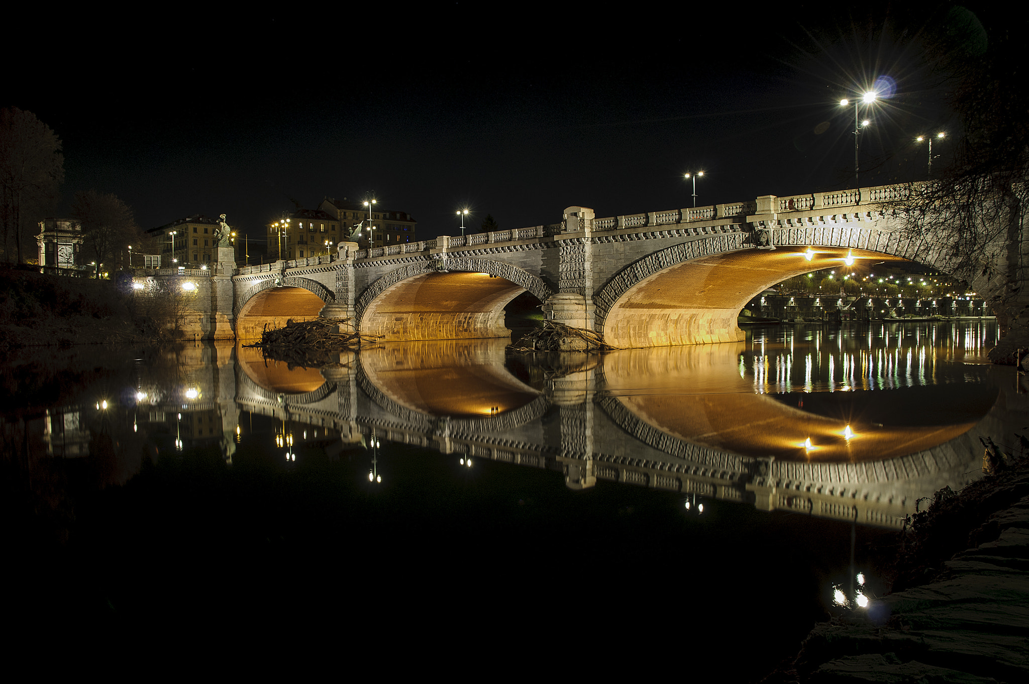 Nikon D300S sample photo. Turin bridge photography