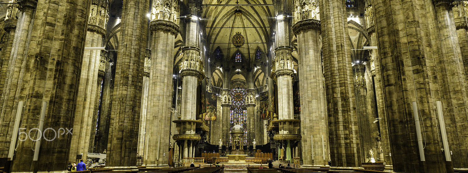 Nikon D610 + Sigma 24-105mm F4 DG OS HSM Art sample photo. Milan cathedral photography