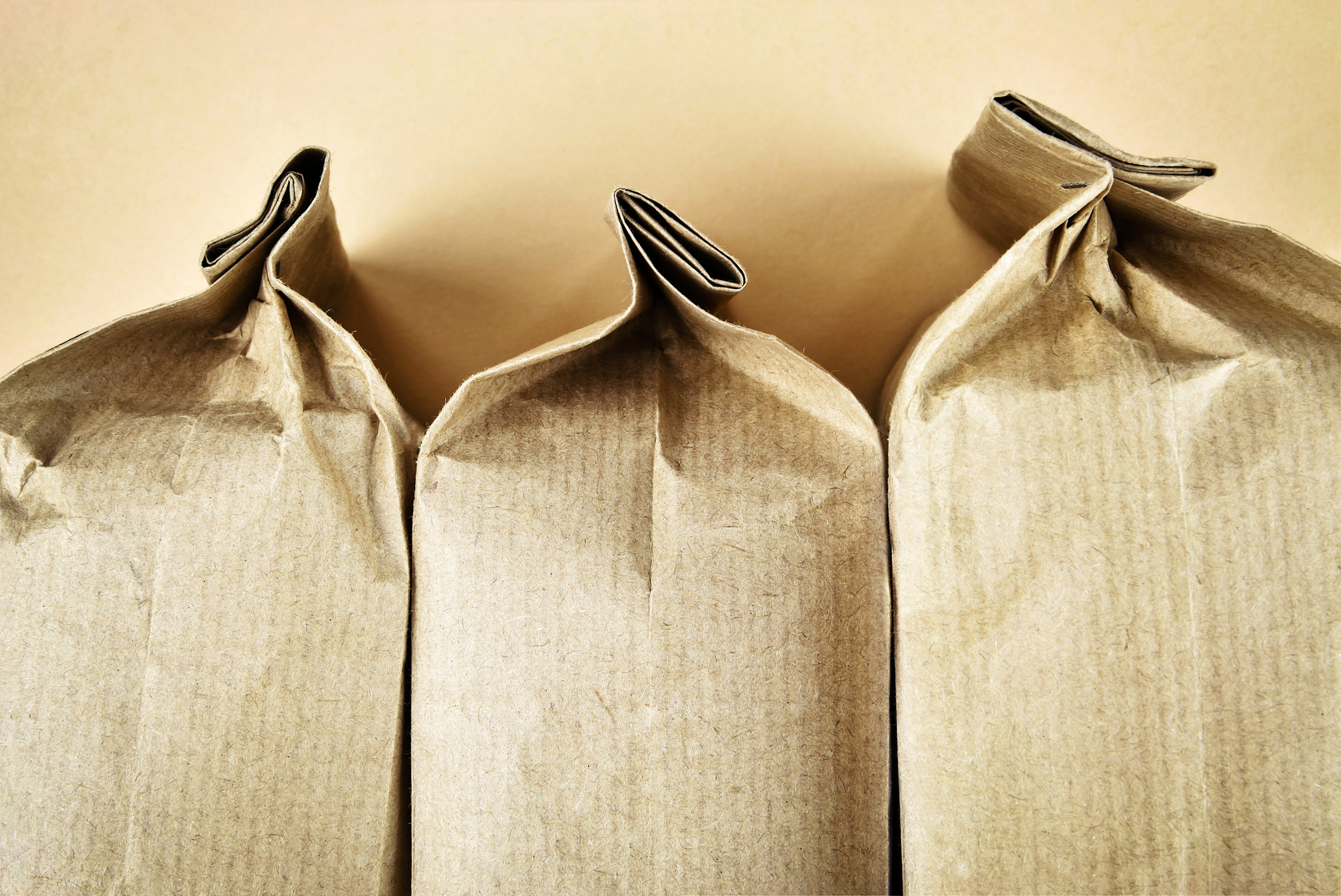 three paper bags