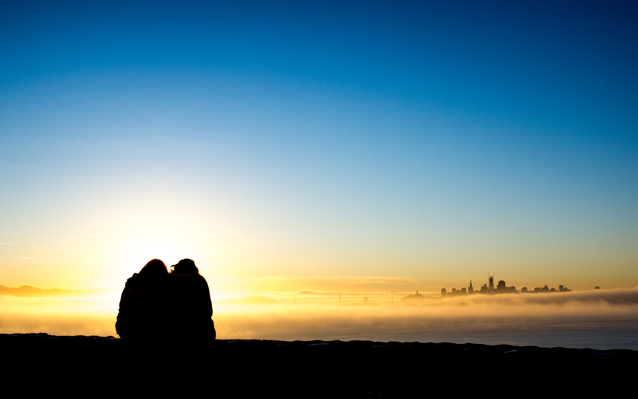 Nikon D3S + Nikon AF-S Nikkor 28-70mm F2.8 ED-IF sample photo. San francisco sunrise photography