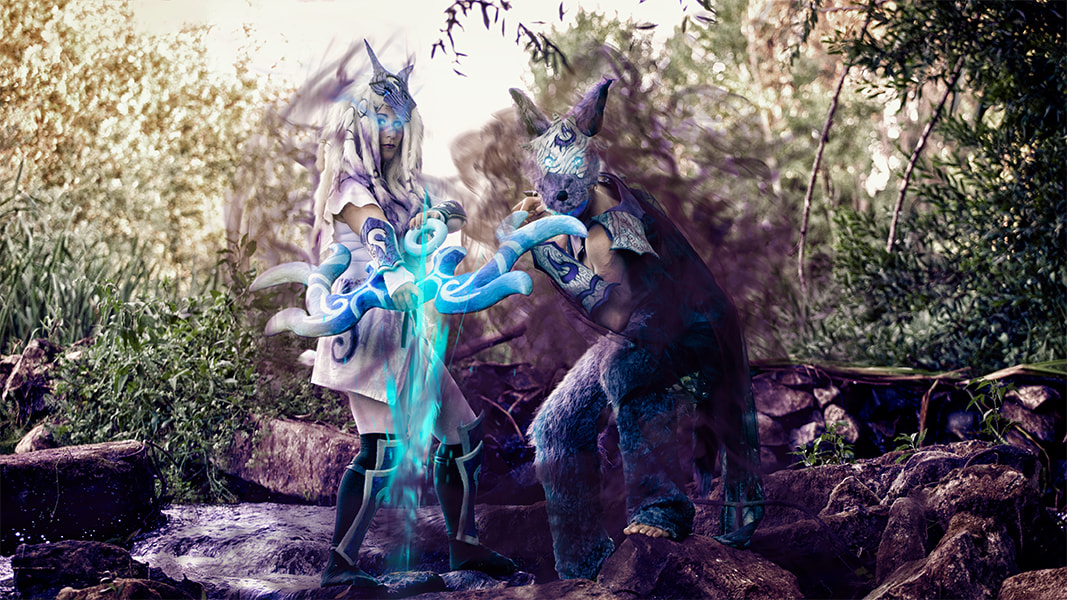 Canon EOS 5D + Canon EF 70-200mm F4L USM sample photo. Kindred - league of legends photography
