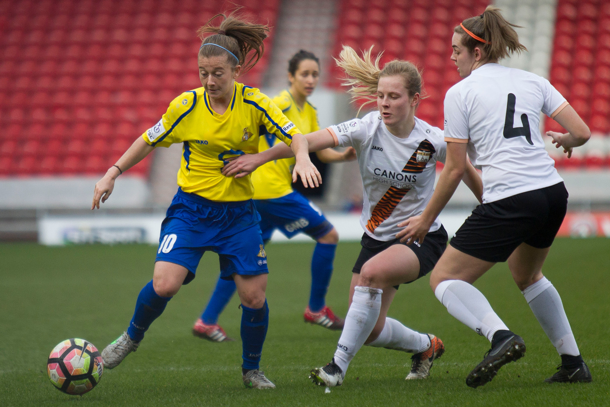 Canon EOS-1D Mark IV sample photo. Doncaster rovers belles vs london bees, fa women's super league fa wsl2, football, the keepmoat... photography