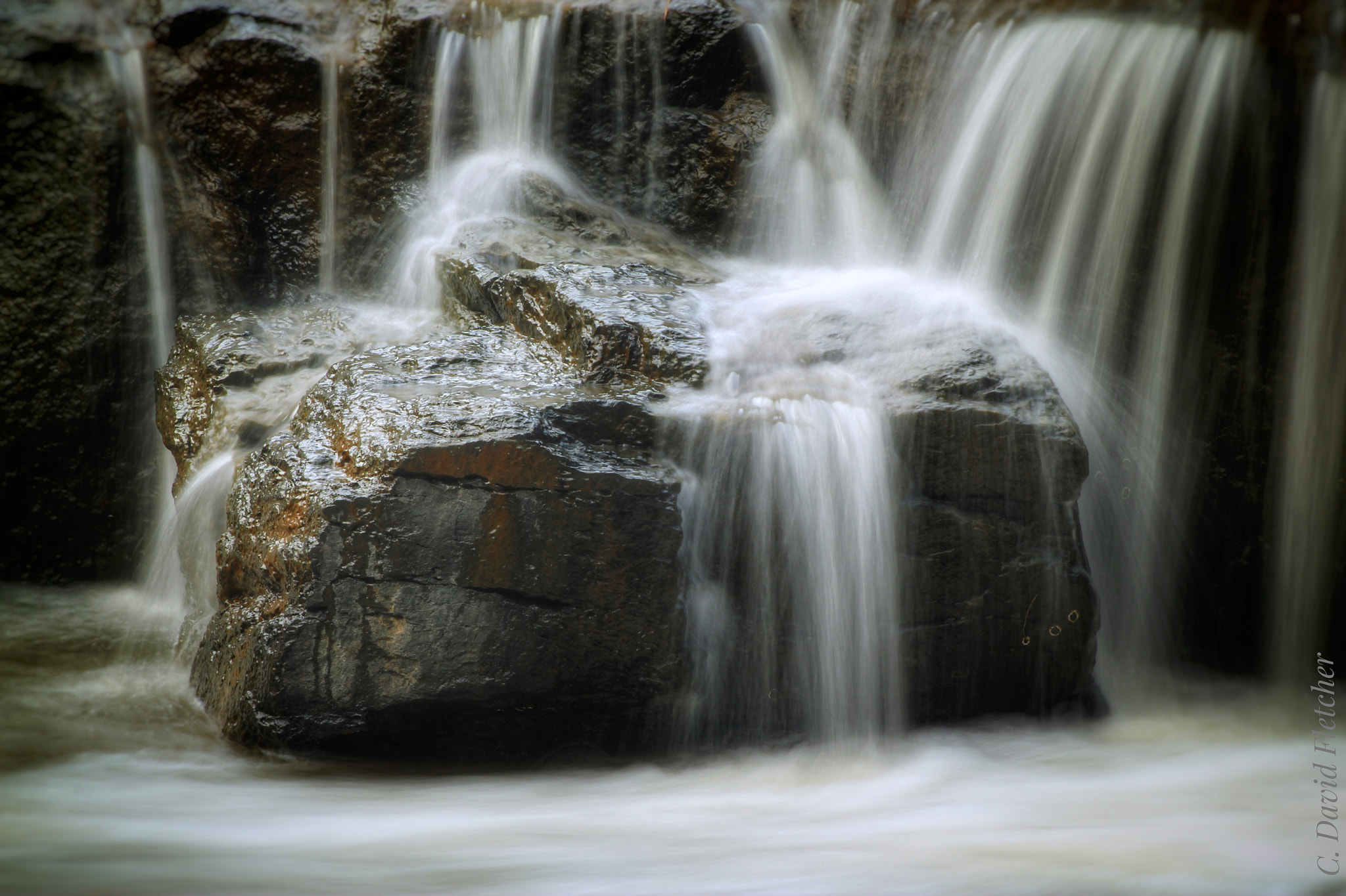 Canon EOS 550D (EOS Rebel T2i / EOS Kiss X4) sample photo. Waterfall dreamscape near high falls state park in georgia. photography