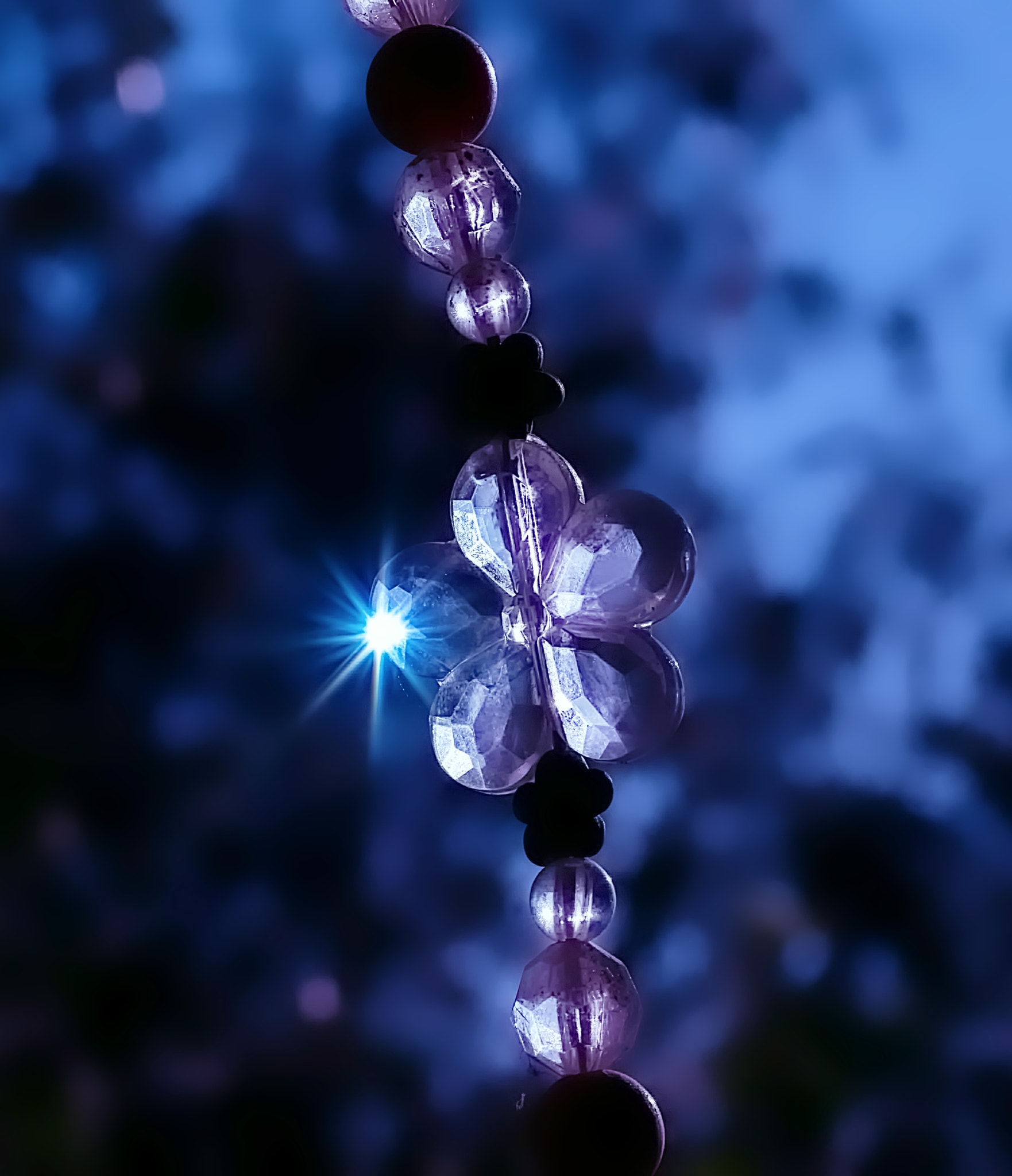 Pentax K-50 sample photo. Blue sparkle  photography