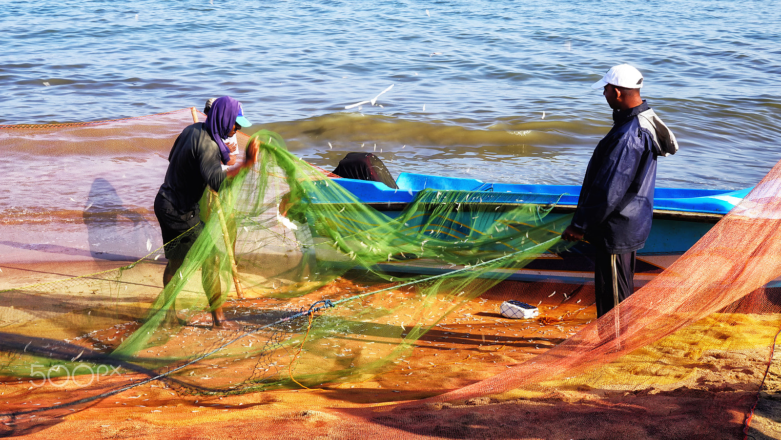 Sony a5100 + Sigma 30mm F2.8 EX DN sample photo. Negombo fishermen photography