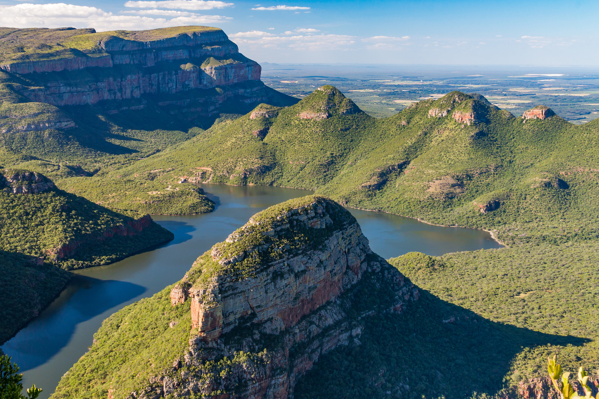 Canon EF 28-135mm F3.5-5.6 IS USM sample photo. Blyde canyon - three rondavels view point photography
