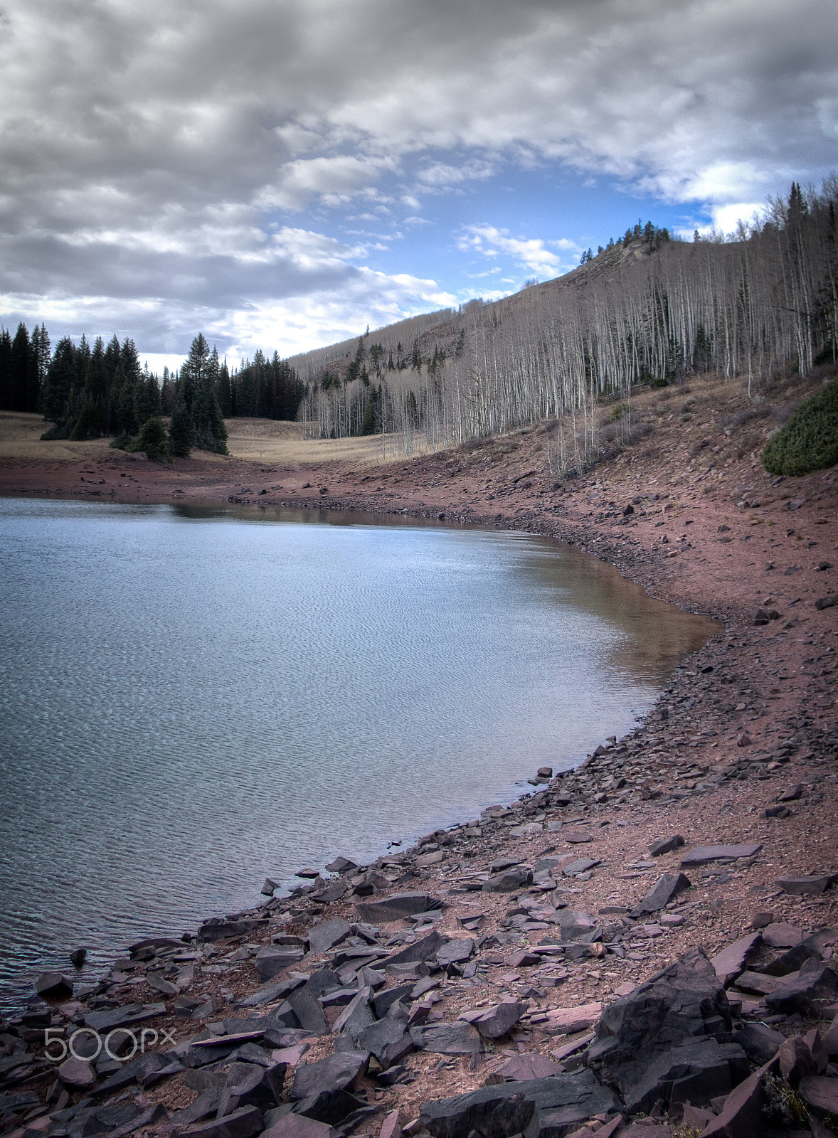 Canon EF-S 17-85mm F4-5.6 IS USM sample photo. Desolation lake, winter photography