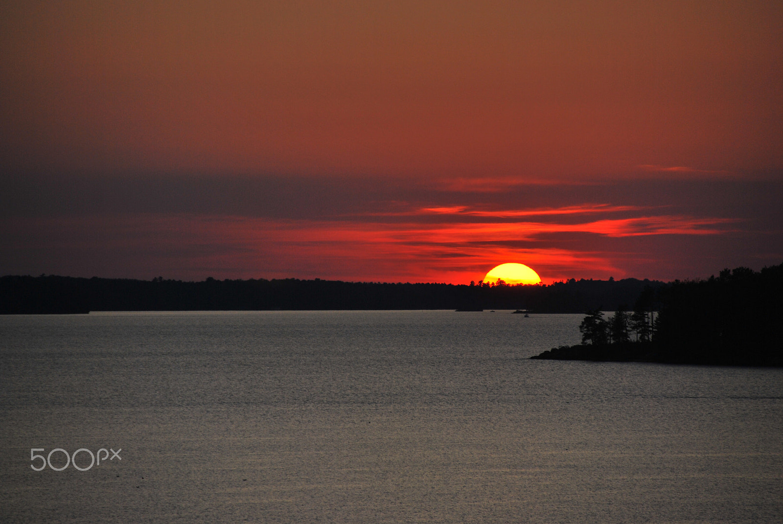 Nikon D60 sample photo. Muskoka sunset photography