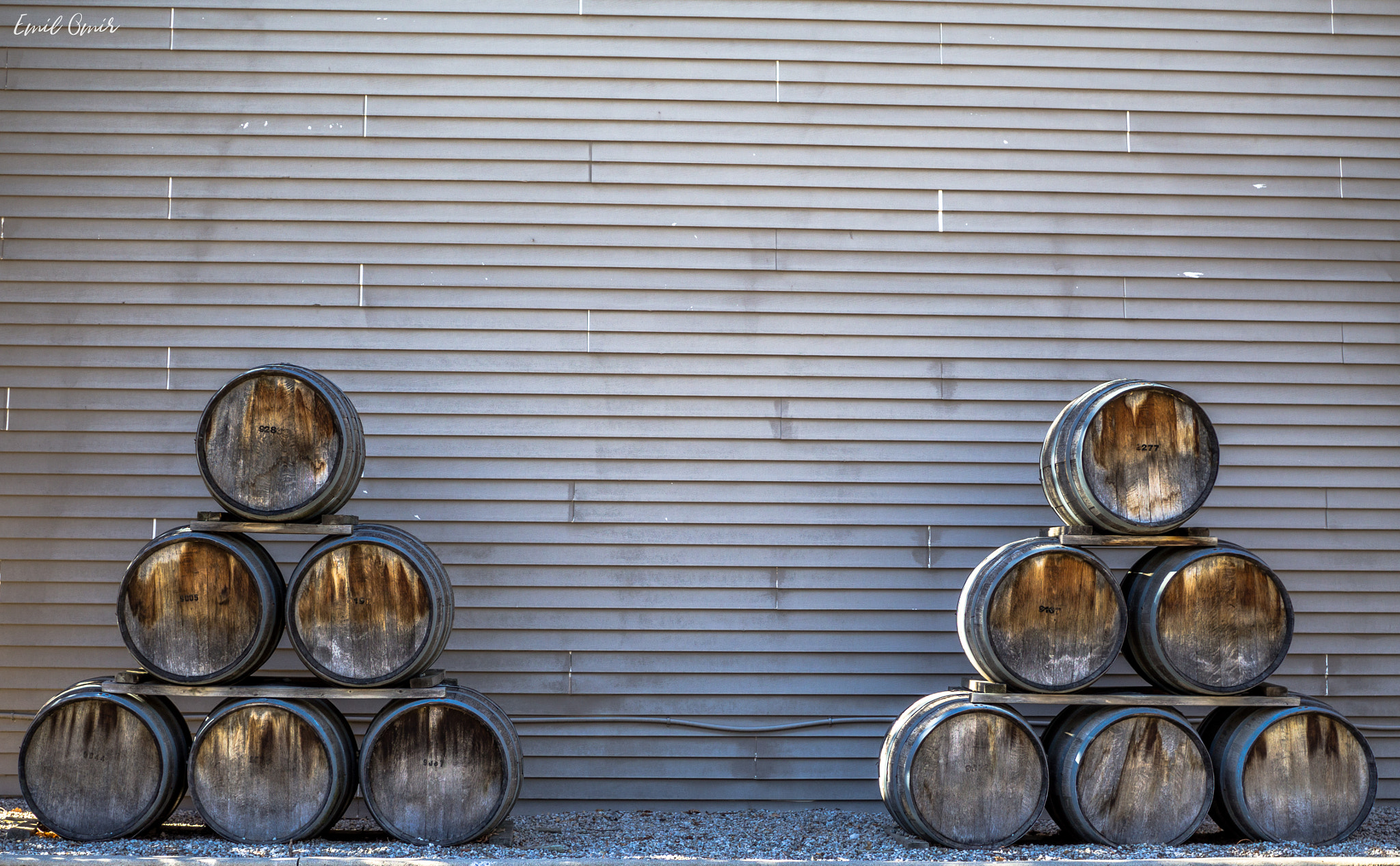 Olympus OM-D E-M10 + Sigma 30mm F2.8 DN Art sample photo. Wine barrels photography