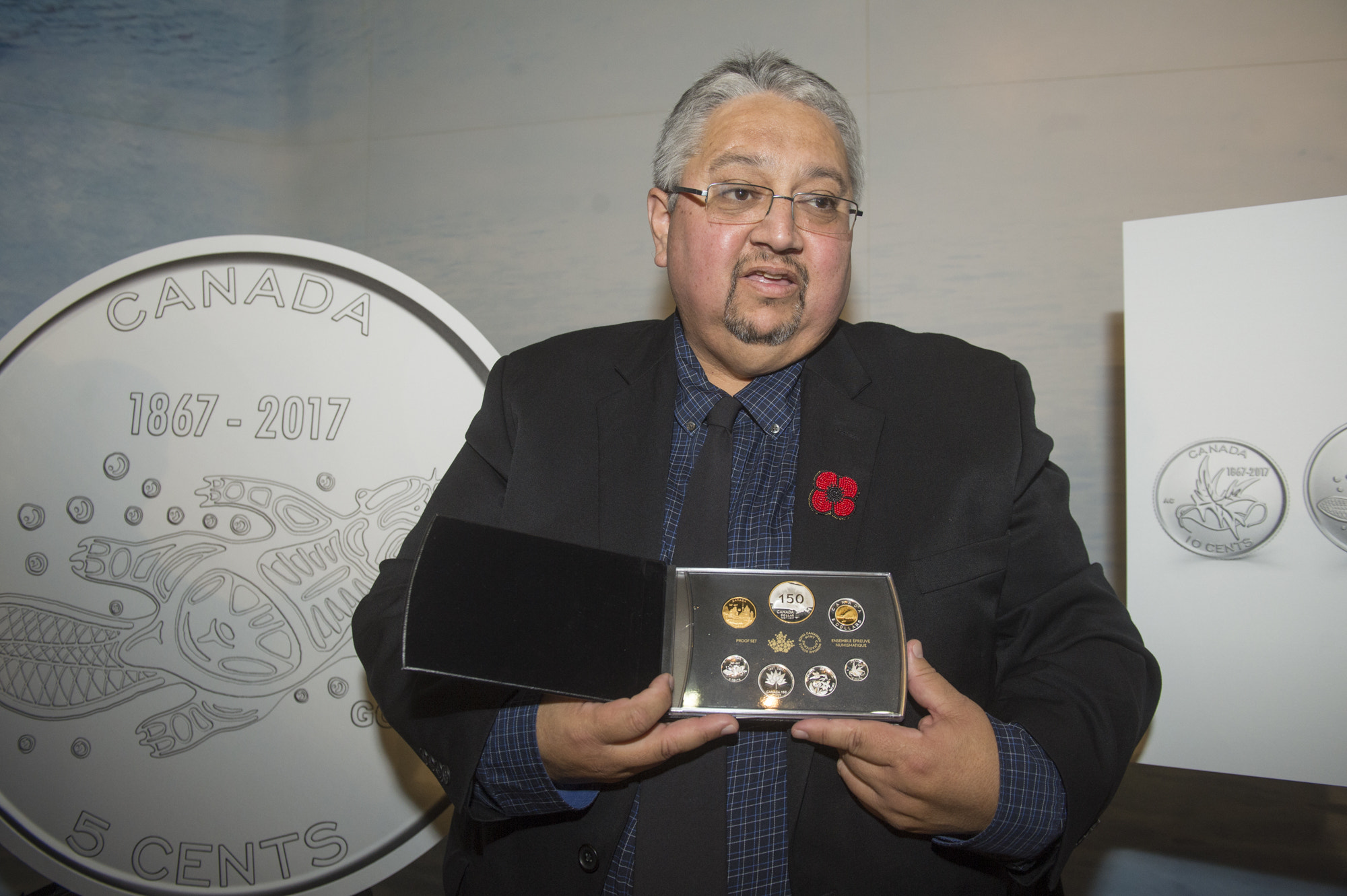 Nikon D4 sample photo. 150 anniversary canada coin photography