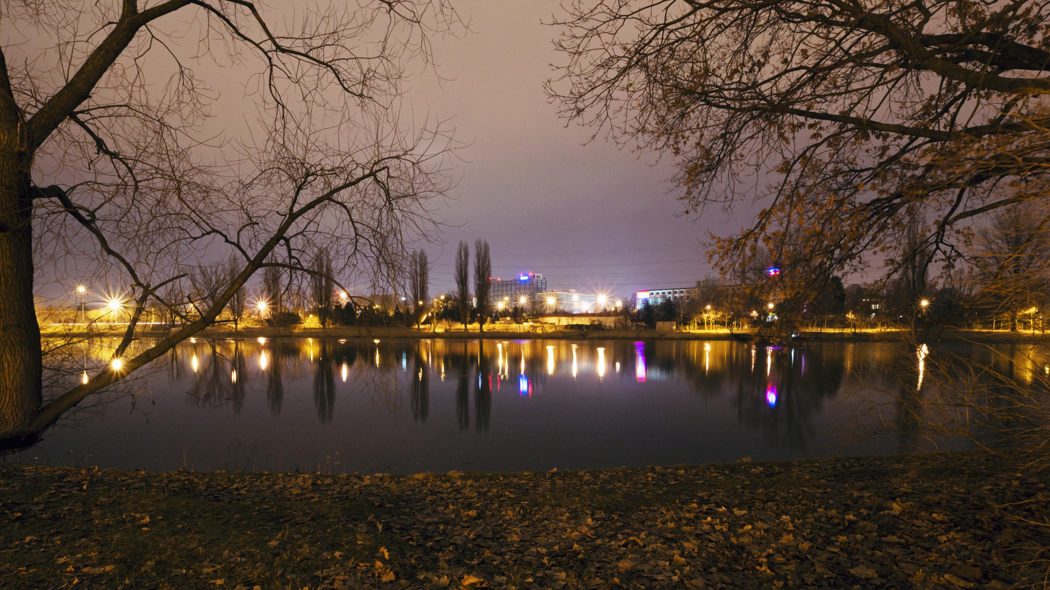 Sony SLT-A65 (SLT-A65V) + Sigma 10-20mm F3.5 EX DC HSM sample photo. Night lights photography