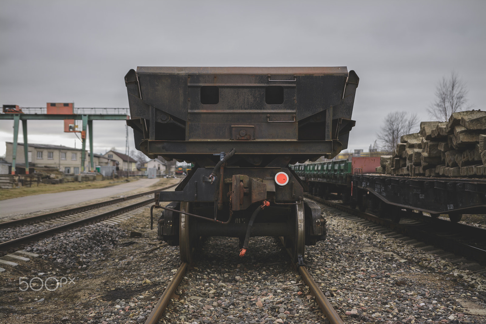 Nikon D7100 sample photo. Old railcar photography