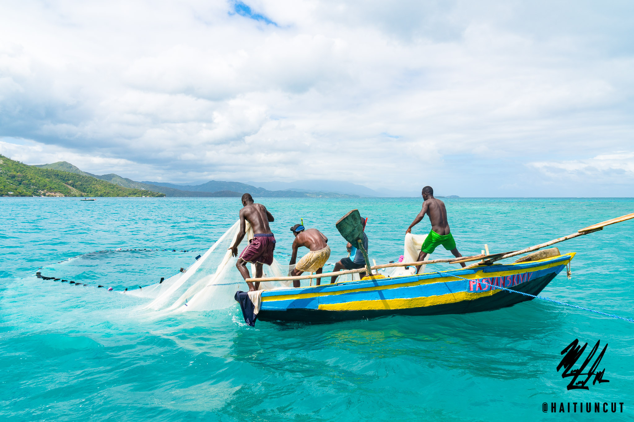 Sony a6300 sample photo. Fishermen at work photography