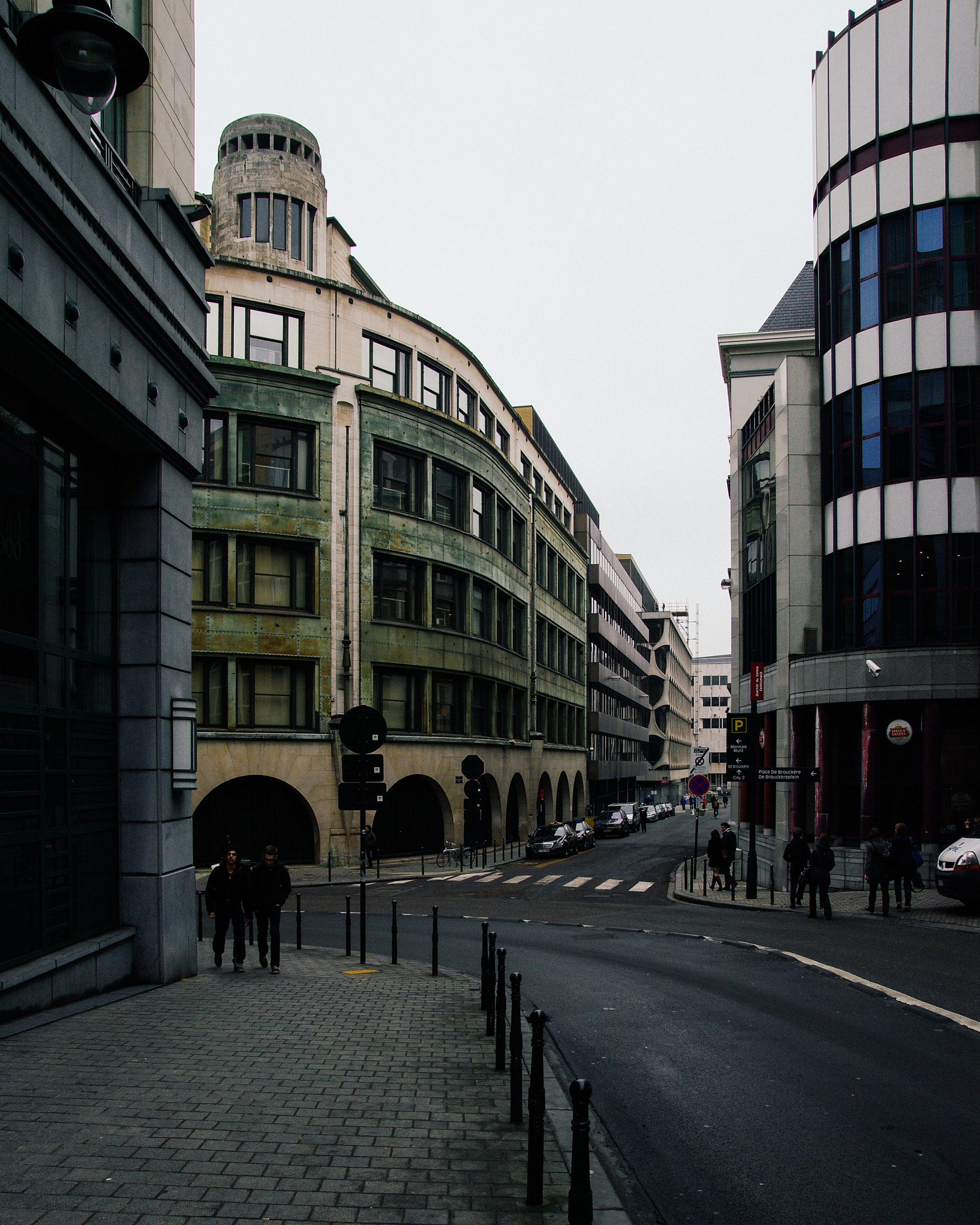 Pentax K20D sample photo. Gloomy brussels photography