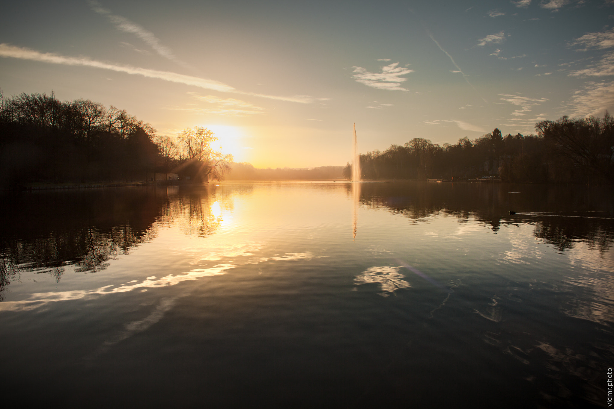 Canon EF 28mm F1.8 USM sample photo. Reflection of the sunrise photography