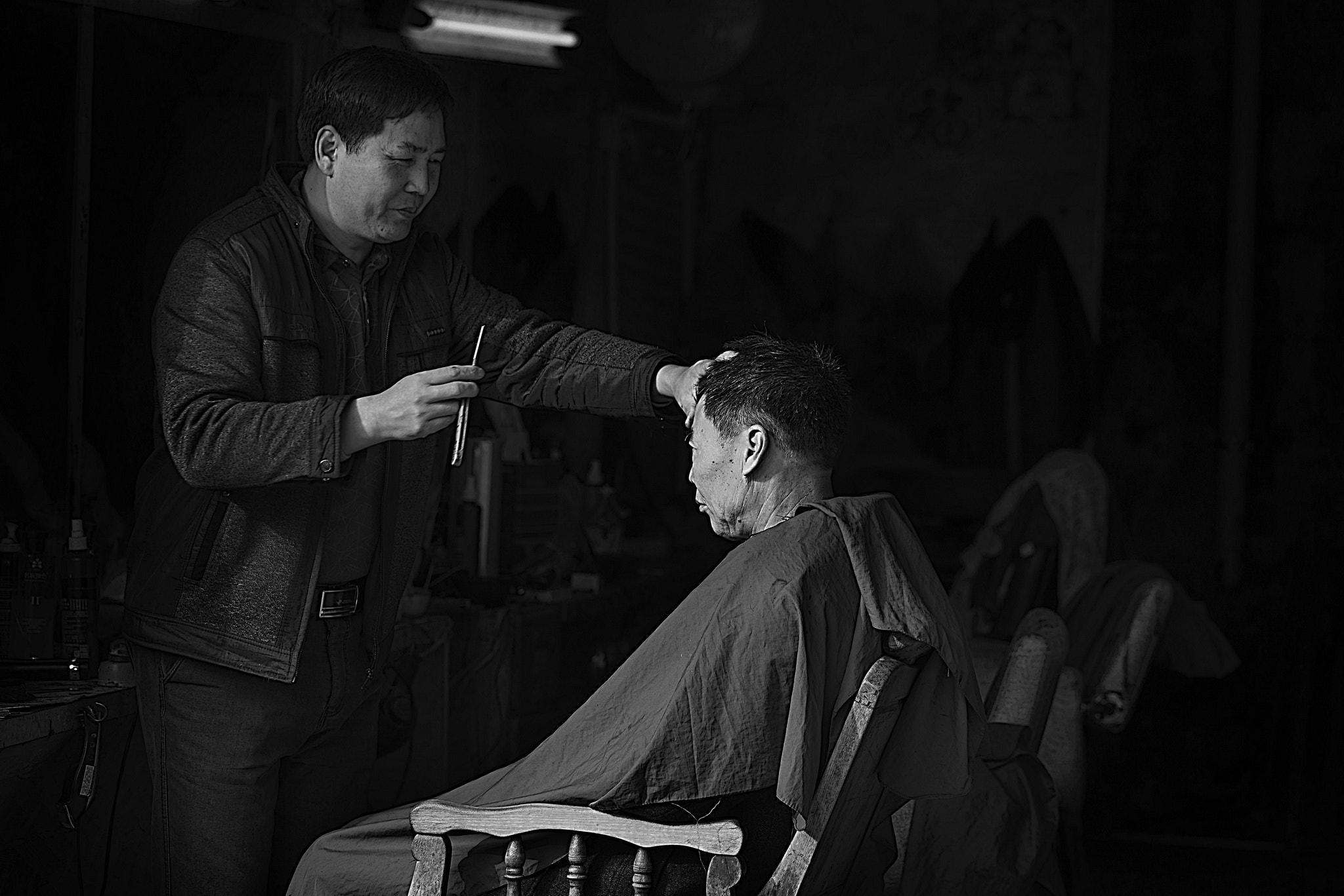 Nikon D800E sample photo. Barber photography